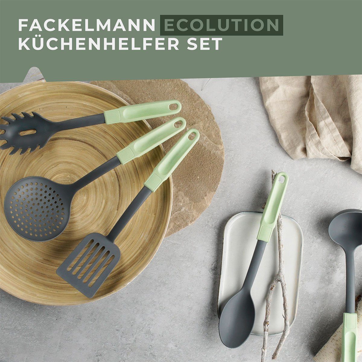 FACKELMANN Nudellöffel Spaghettilöffel