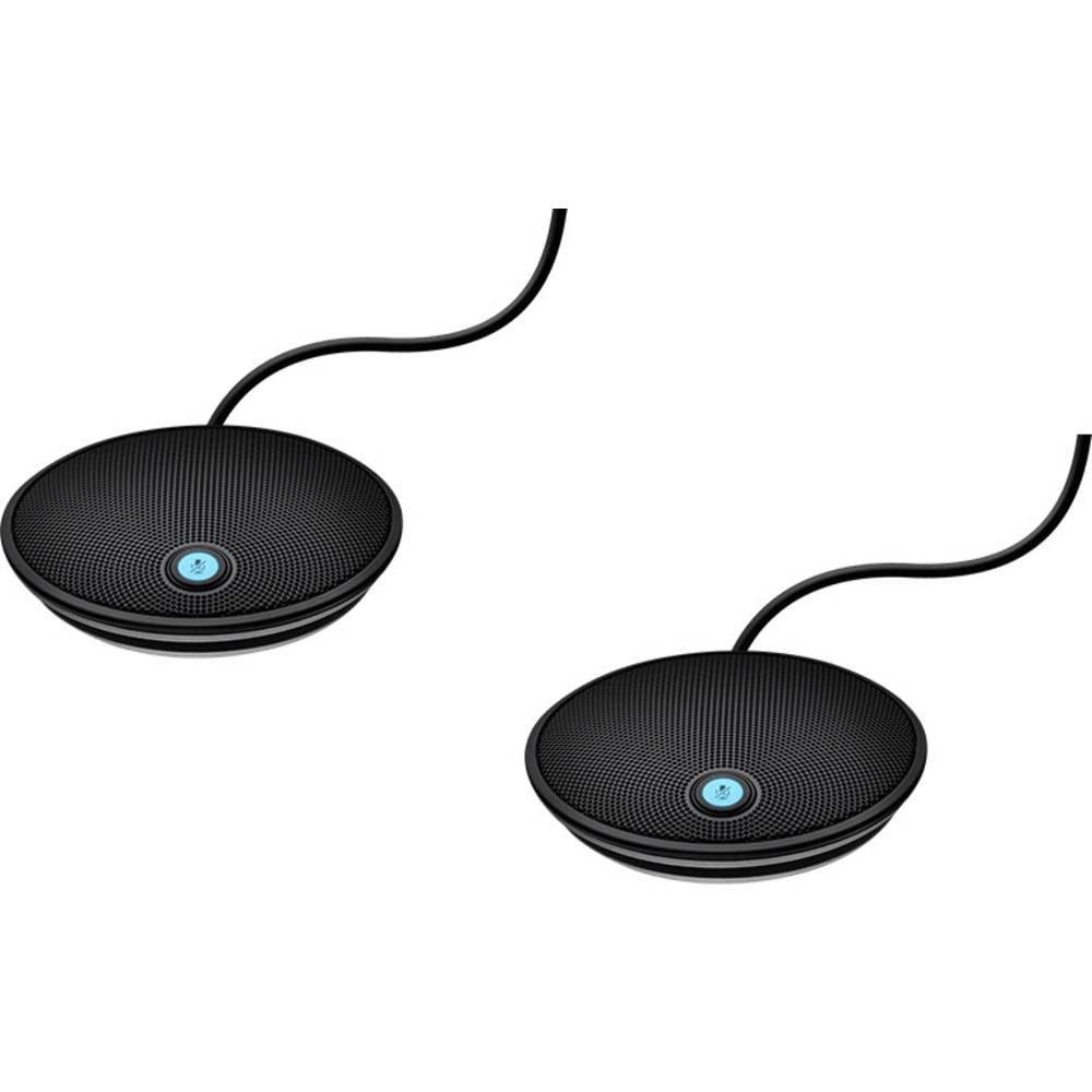 Logitech Mikrofon Erweiterungs-Mikrofone 989-000171, inkl. Kabel