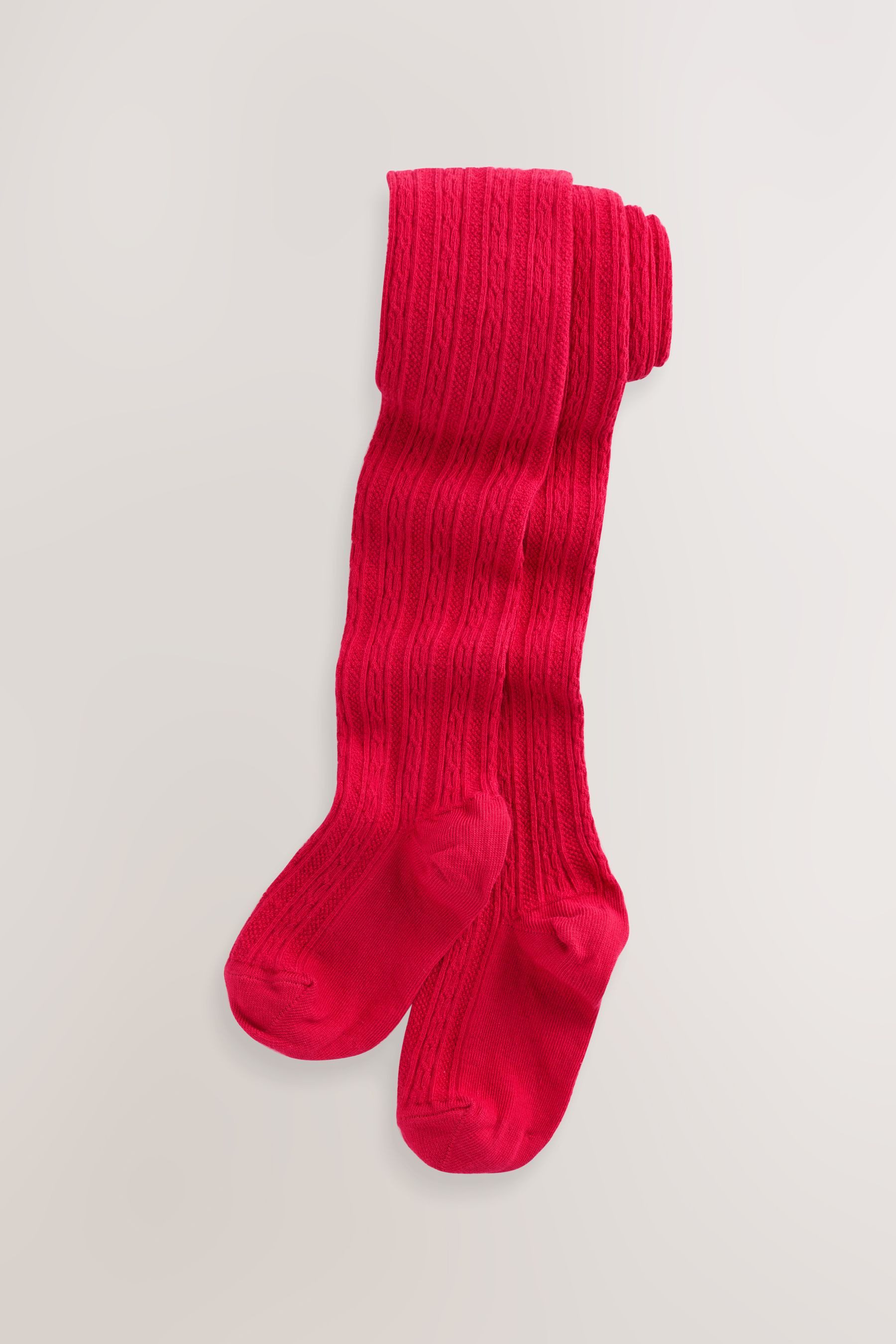 Strickstrumpfhose Strumpfhose in normaler Länge mit Zopfmuster