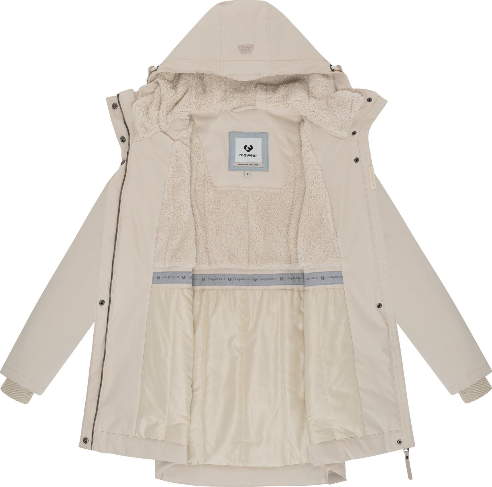 Ragwear Kurzmantel Ellsa YOUMODO Winterparka mit auffälligen Taillenzugkordeln und Kapuze – Bild 5 von 5
