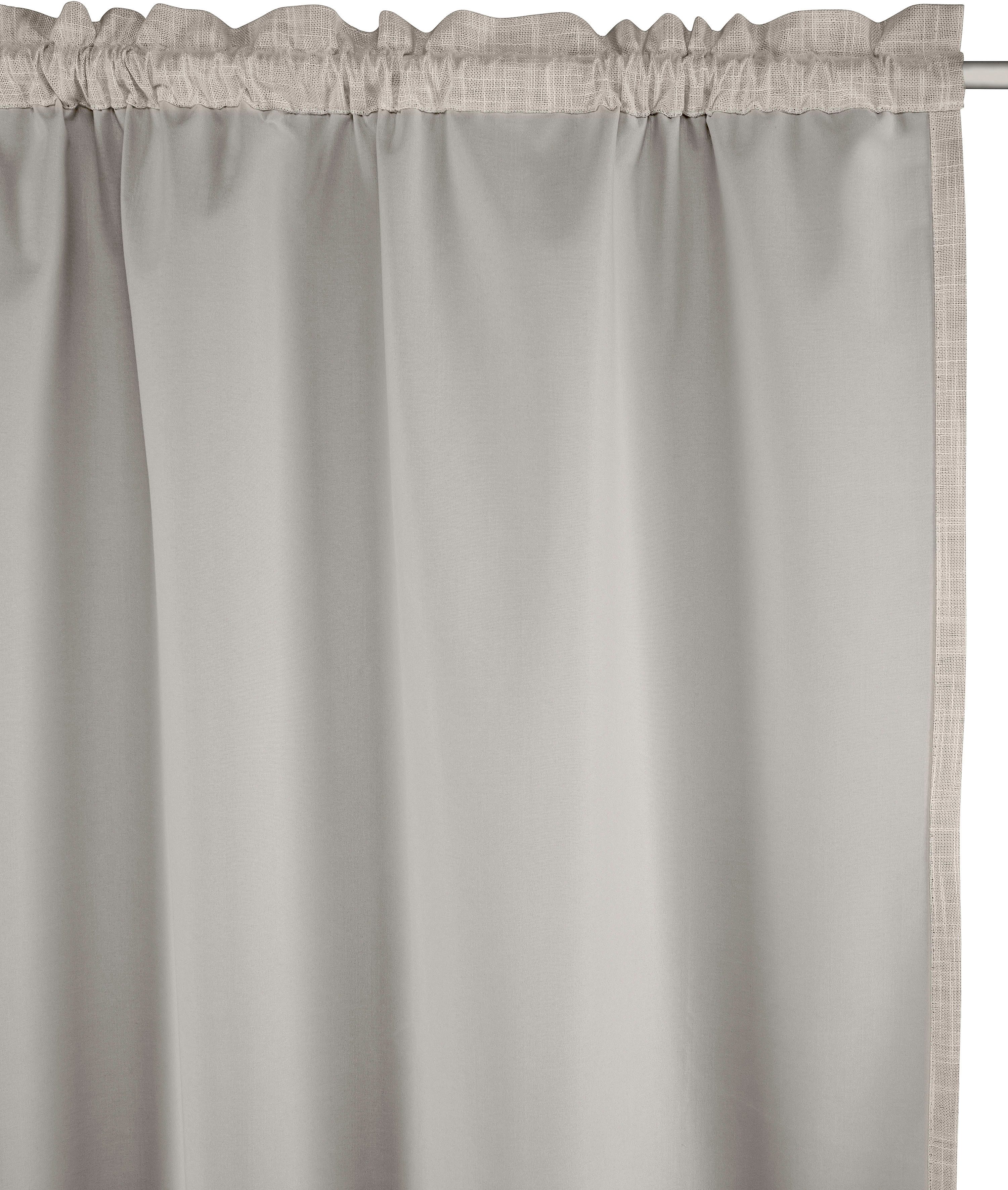 LeGer Home by Lena Gercke Verdunkelungsvorhang Marusha, 100% verdunkelnd, robuste Haptik, Thermo (1 St), Stangendurchzug, verdunkelnd, Polyester, Verdunkelnder  – Bild 3 von 5