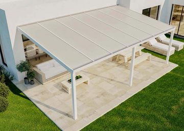 Terrando Terrassendach Terrassenüberdachung Classic, BxT: 700x300 cm, Grau