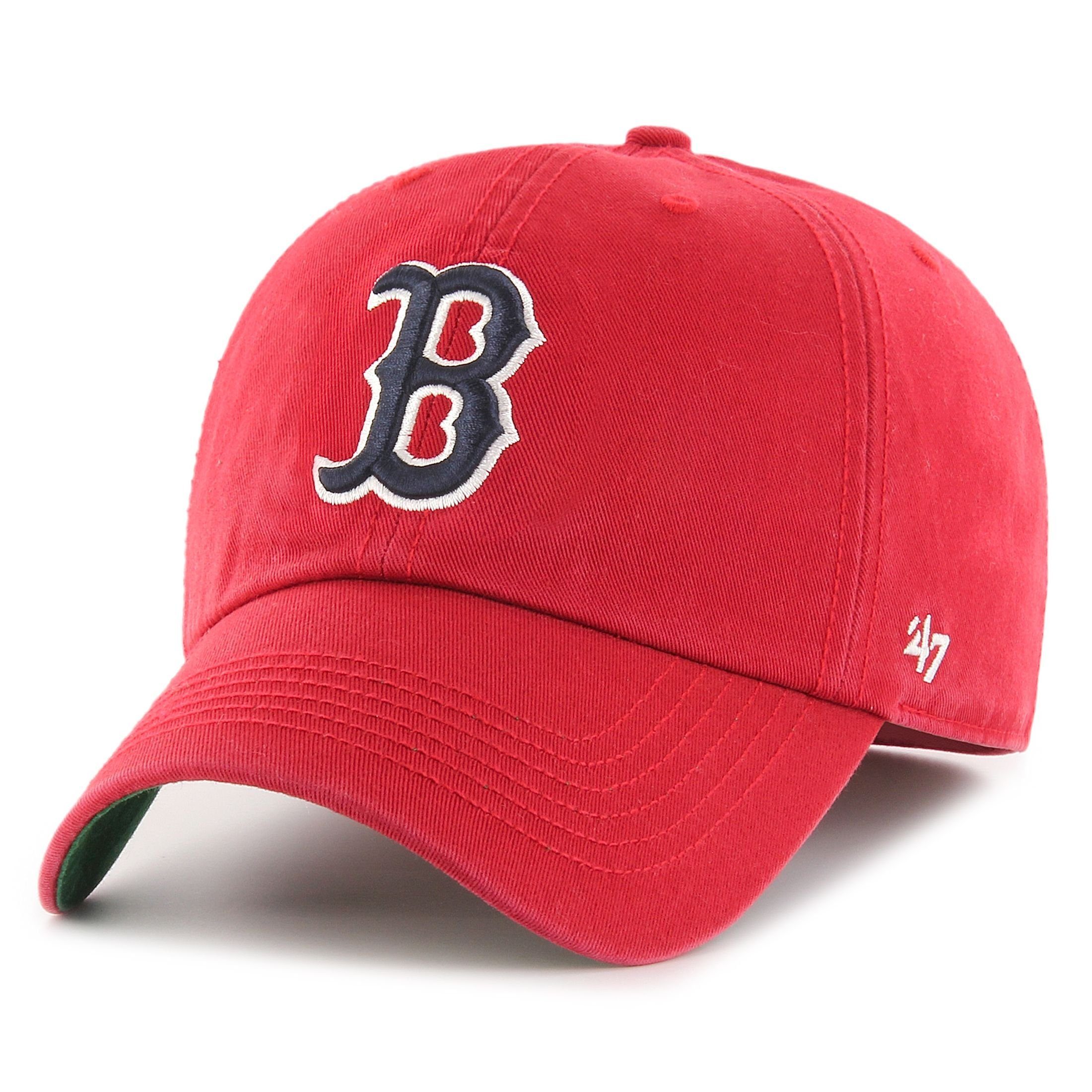 FRANCHISE Boston Sox Cap Brand Flex Curved Red '47