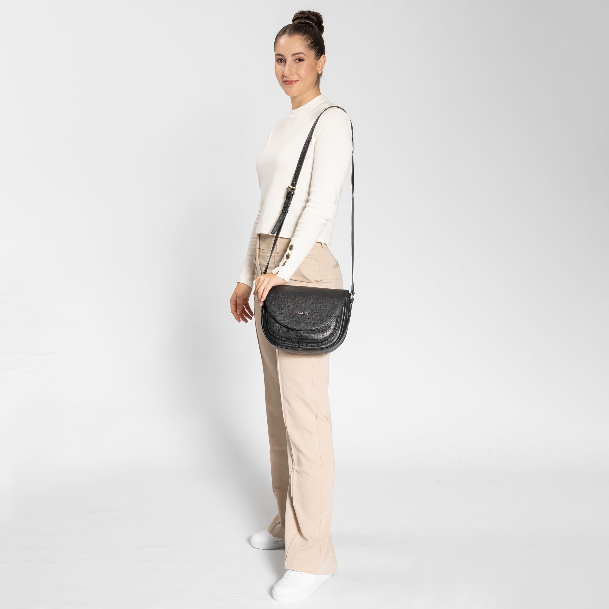 Lazarotti Umhängetasche Bologna Leather, Leder günstig online kaufen