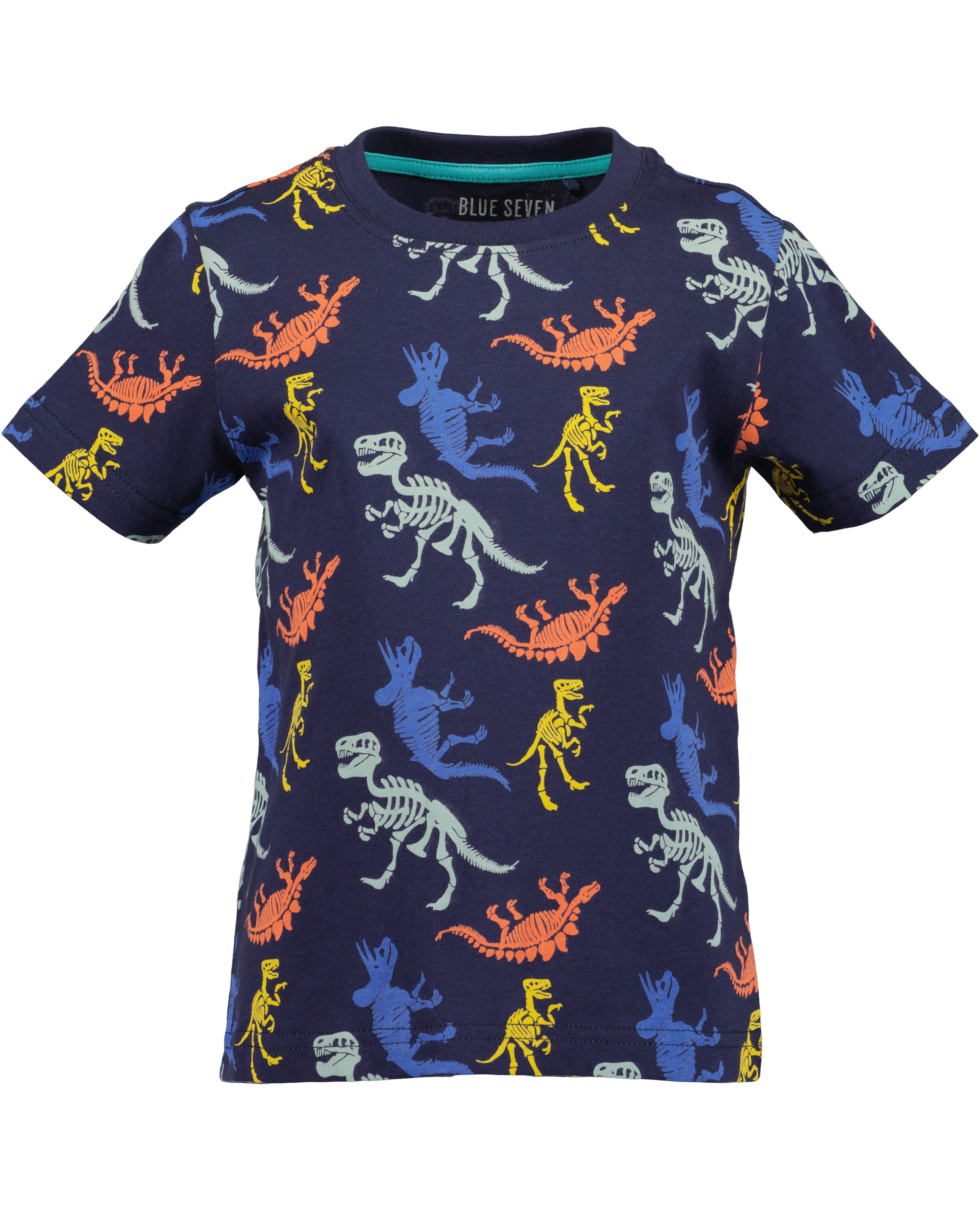 Blue Seven T-Shirt Basic Passform, mit Allover-Druck, aus Single Jersey, pflegeleicht