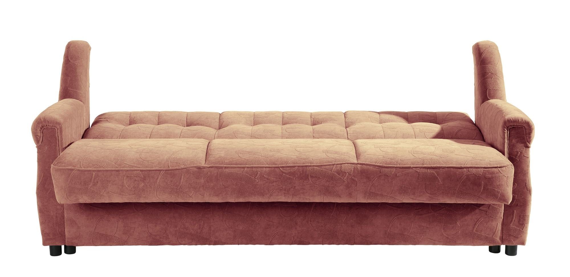 Microf, inkl. Teile, hochwertig 58 Karuna Kessel Bettfunktion Sofa verarbeitet,bequemer aufm Bezug Sitz Sofa Kostenlosem Sparpreis Versand 3-Sitzer 1 mit