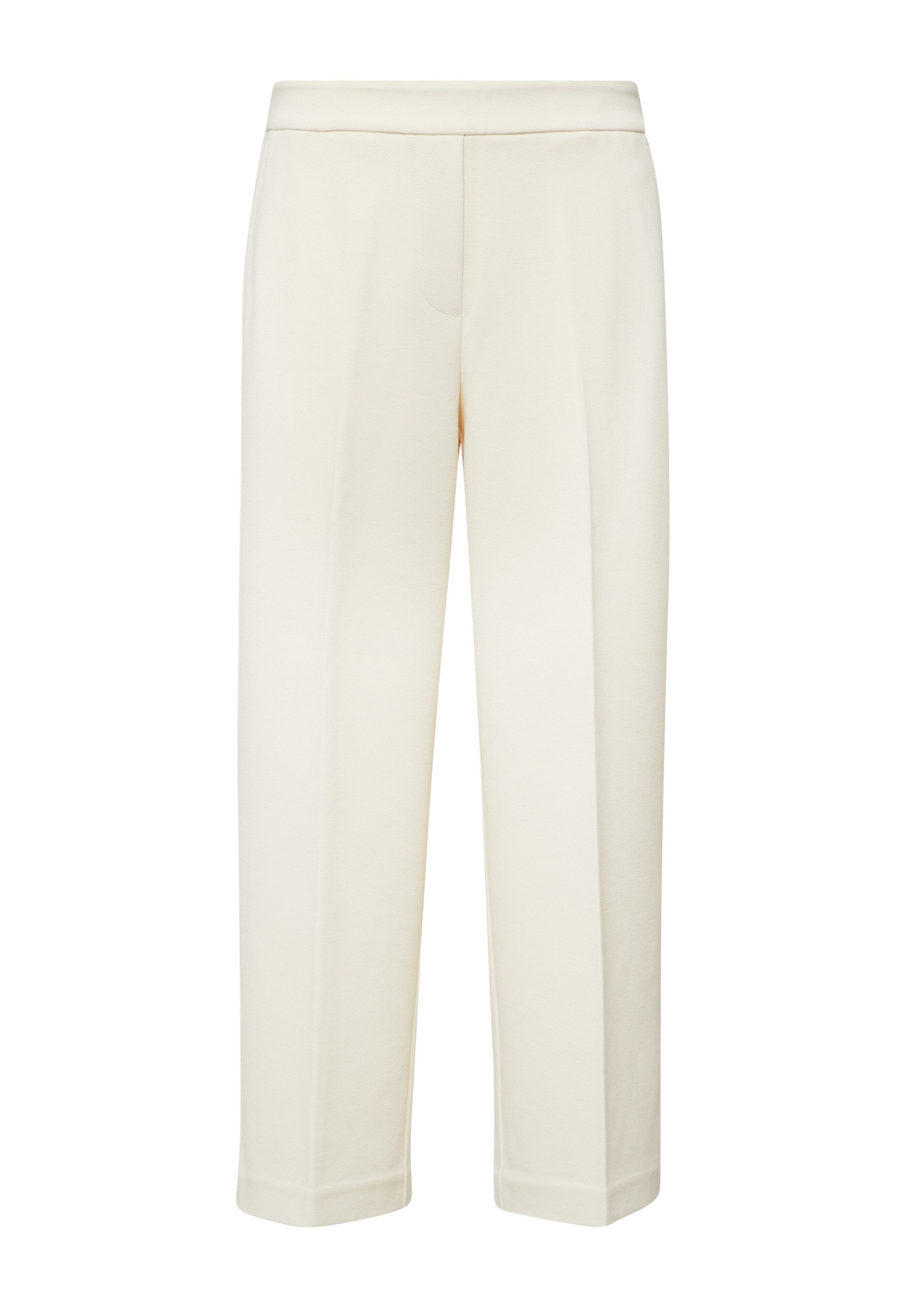 s.Oliver 7/8-Hose Hose Strukturierte Culotte mit Elastikbund