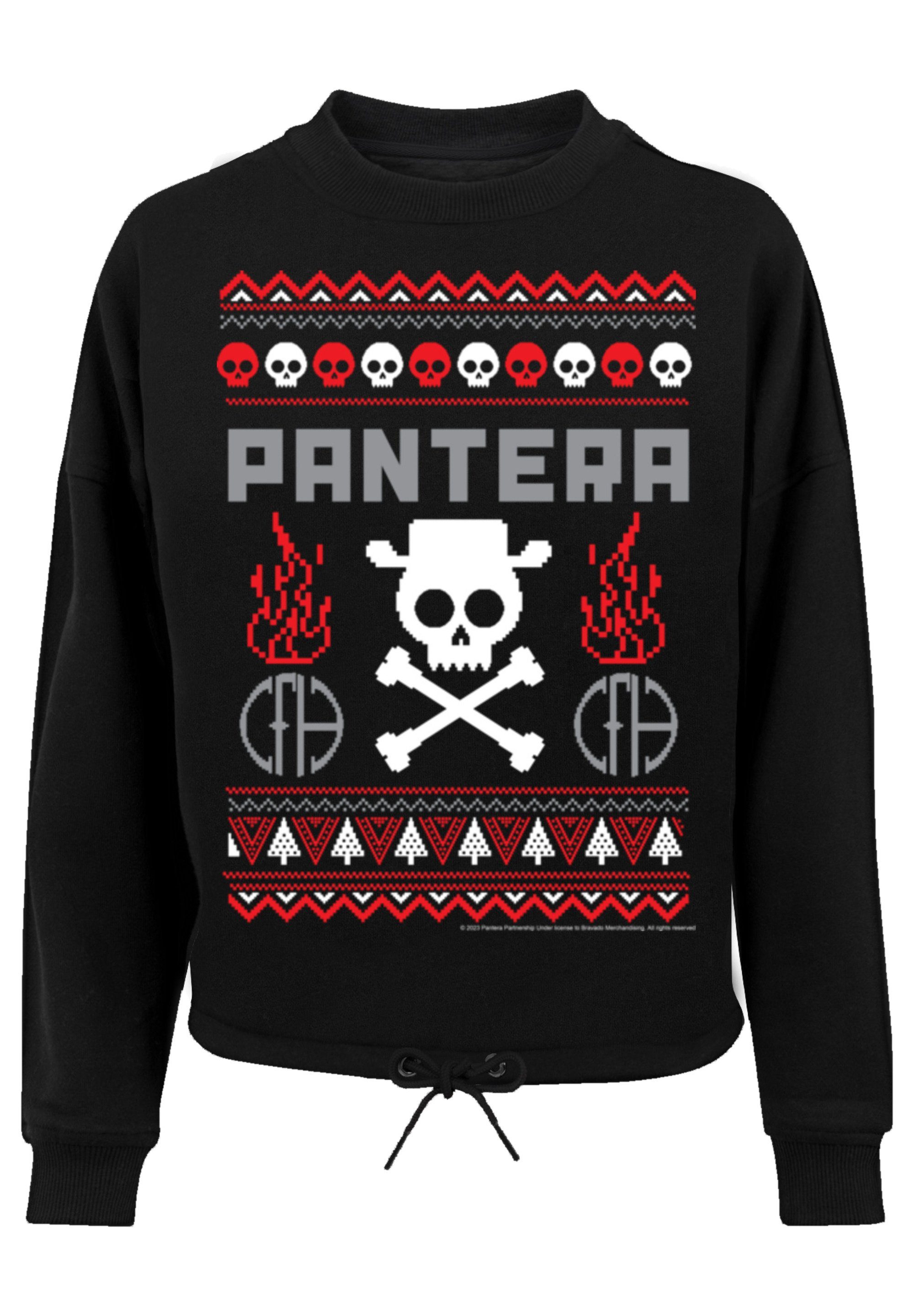 Pantera Band, Christmas Sweatshirt F4NT4STIC Weihnachten Logo Musik,