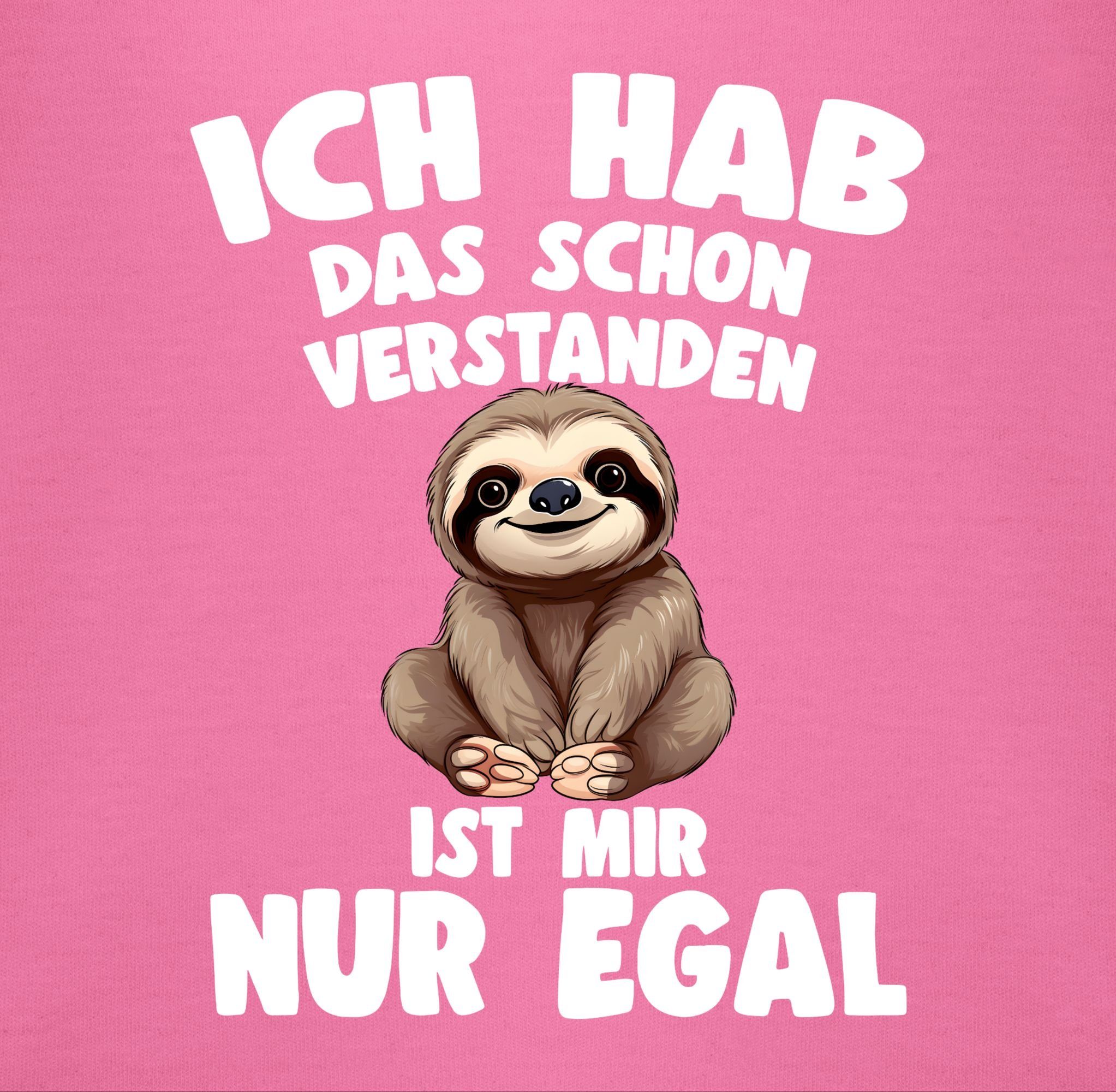 Shirtracer Lätzchen Ich hab das schon verstanden ist mir nur egal I Lustiger Spruch Faulti, Faultier