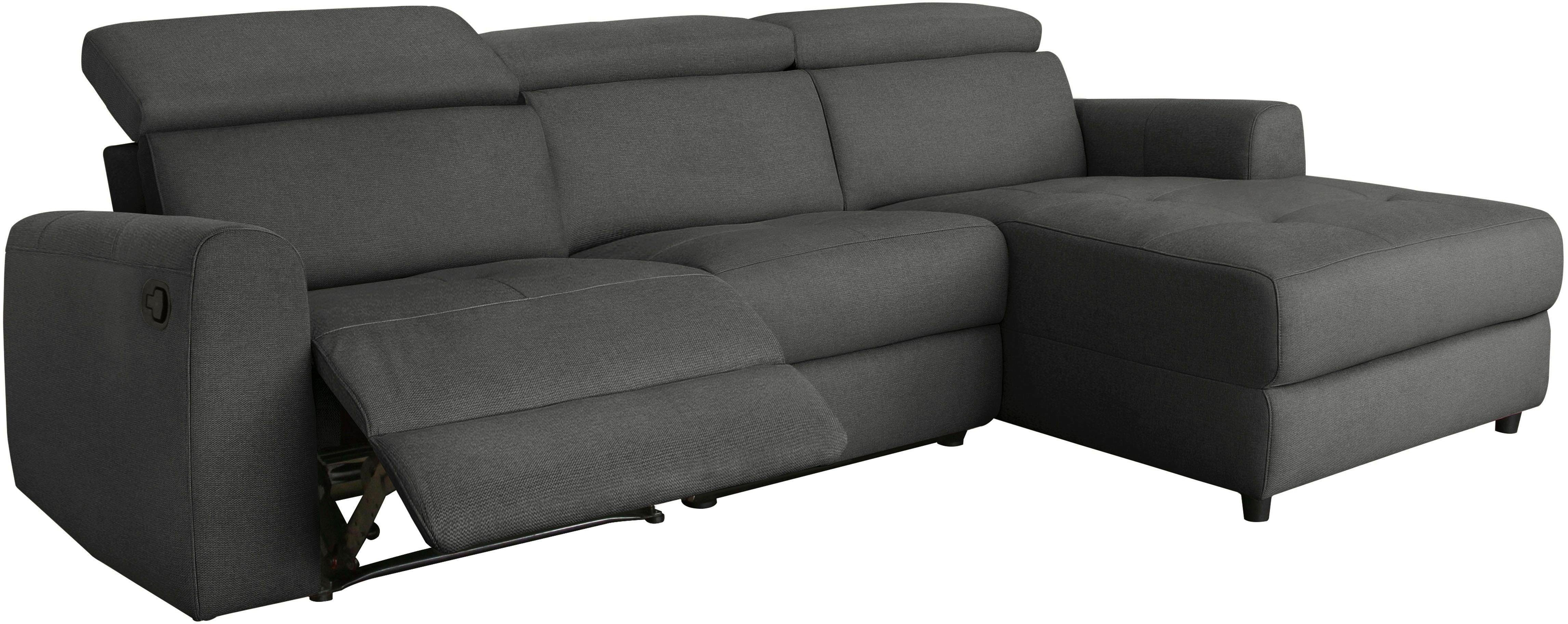 Home affaire Ecksofa Sentrano, L-Form, 275 cm, man. o. elektr. Relaxfunktion und USB/Kopfverstellung