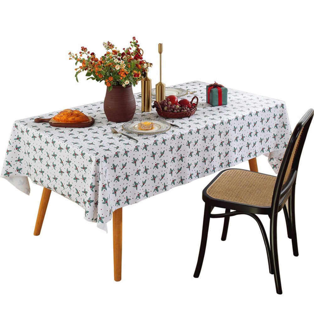 FELIXLEO Tischdecke TischdeckeWeihnachts Auslaufsichere Tischdecke fürFeiertag Dekoration