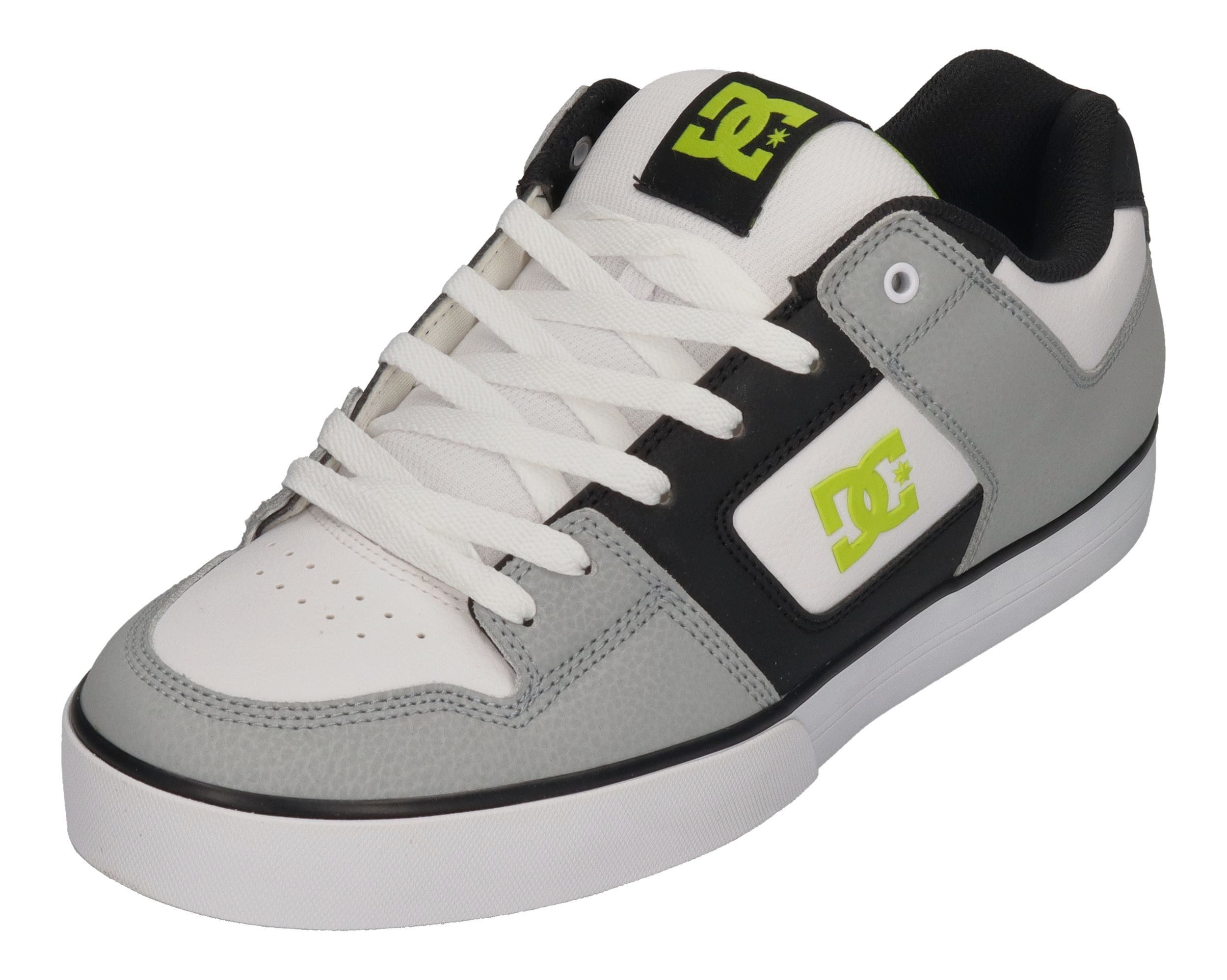 DC Shoes PURE 300660 Skateschuh white lime