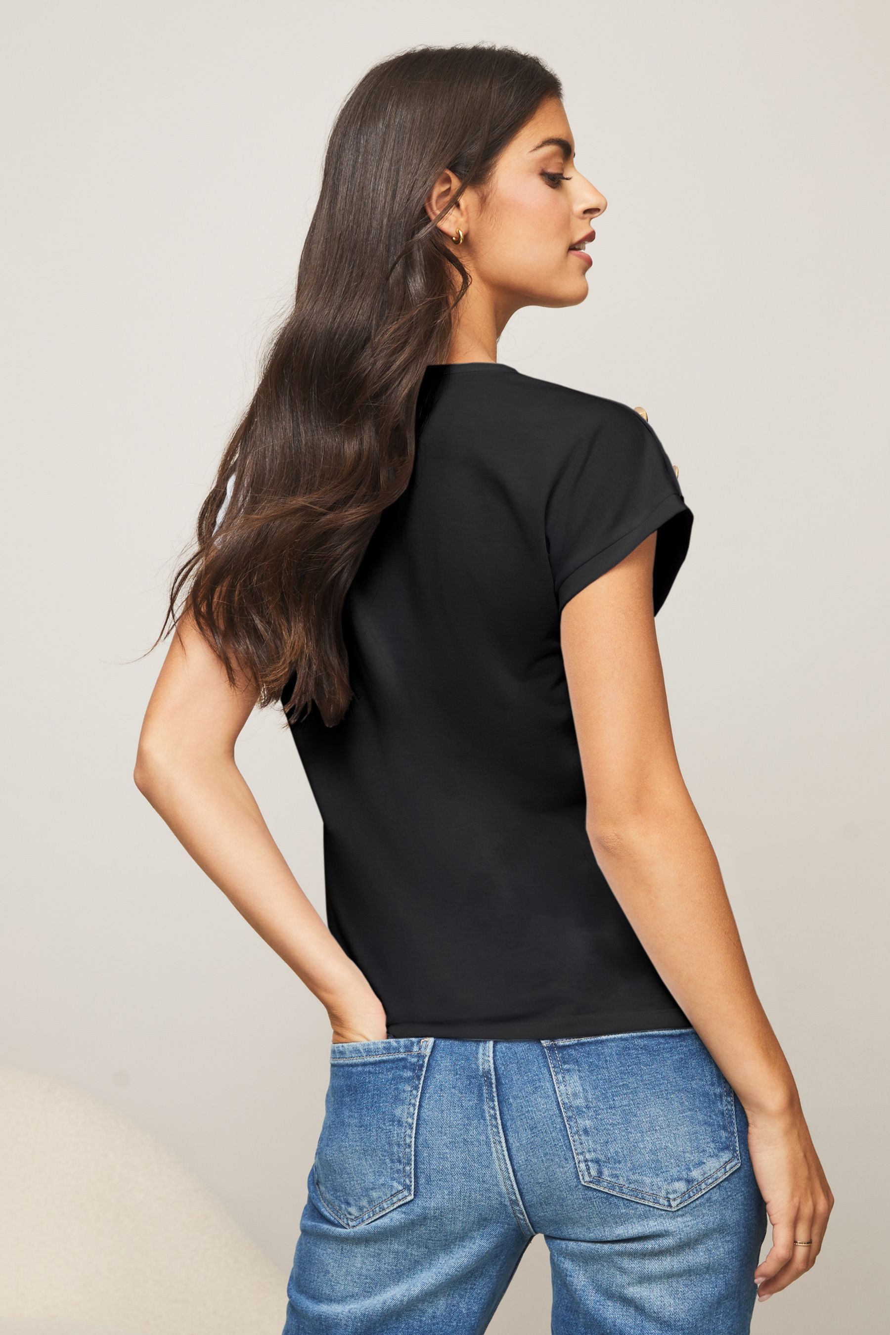 LIPSY T-Shirt Lipsy T-Shirt mit Rundhalsausschnitt, Regular (1-tlg) günstig online kaufen