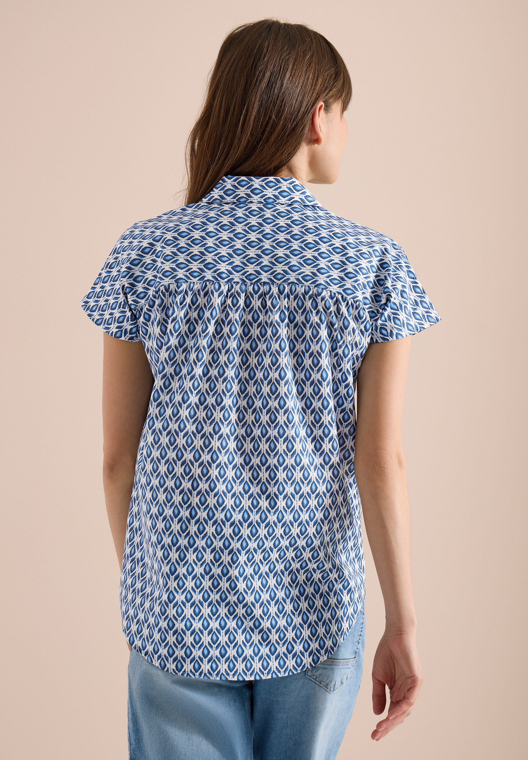 CECIL Hemdbluse aus reiner Baumwolle