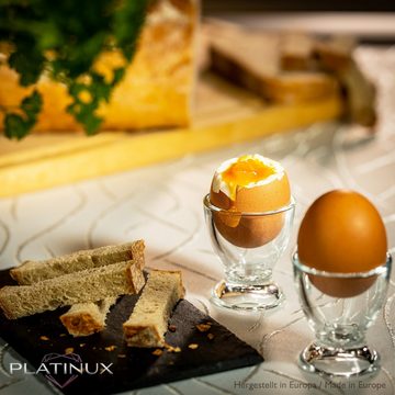 PLATINUX Eierbecher Eierbecher, (12 Stück), Set 12-Teilig Eierständer Eierhalter Frühstück Brunch Egg-Cup 35ml