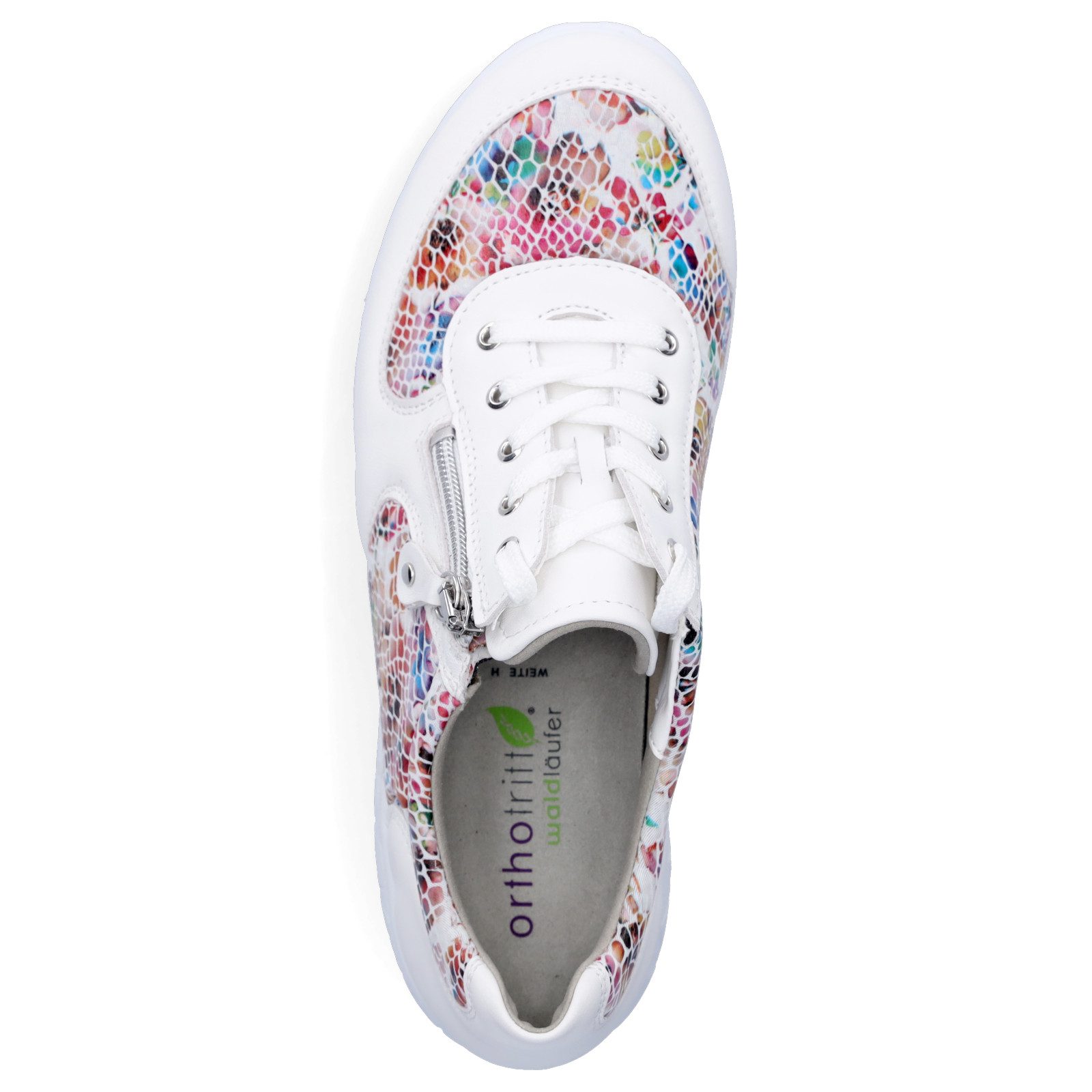 Waldläufer Waldläufer Damen Schnürschuh Havy weiß multi Schnürschuh