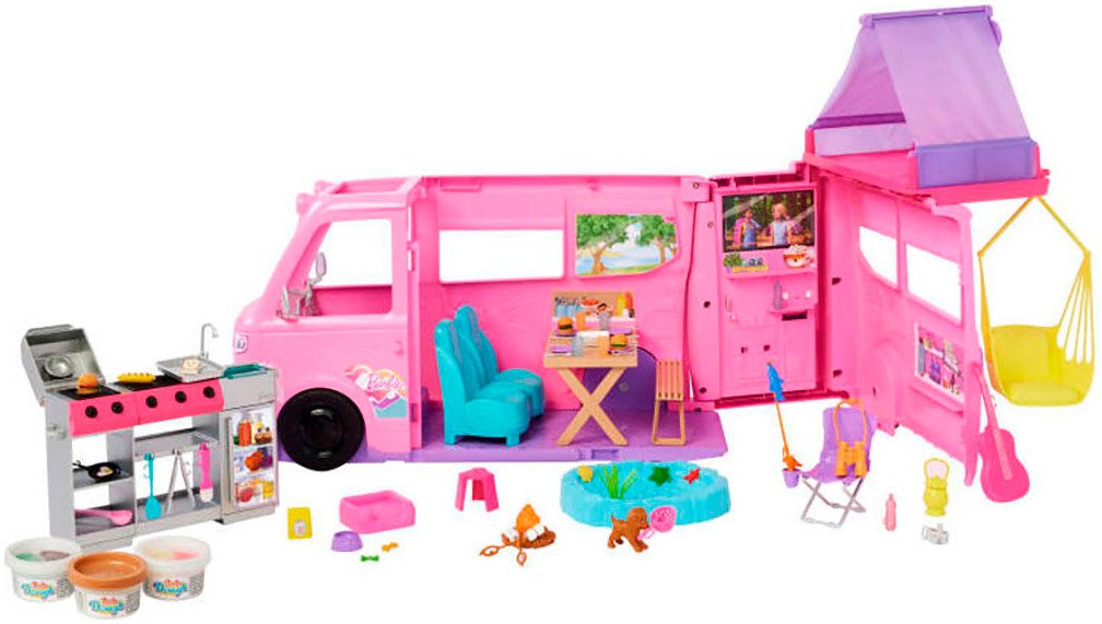 Barbie Spielzeug-Auto Super Abenteuer Camper günstig online kaufen