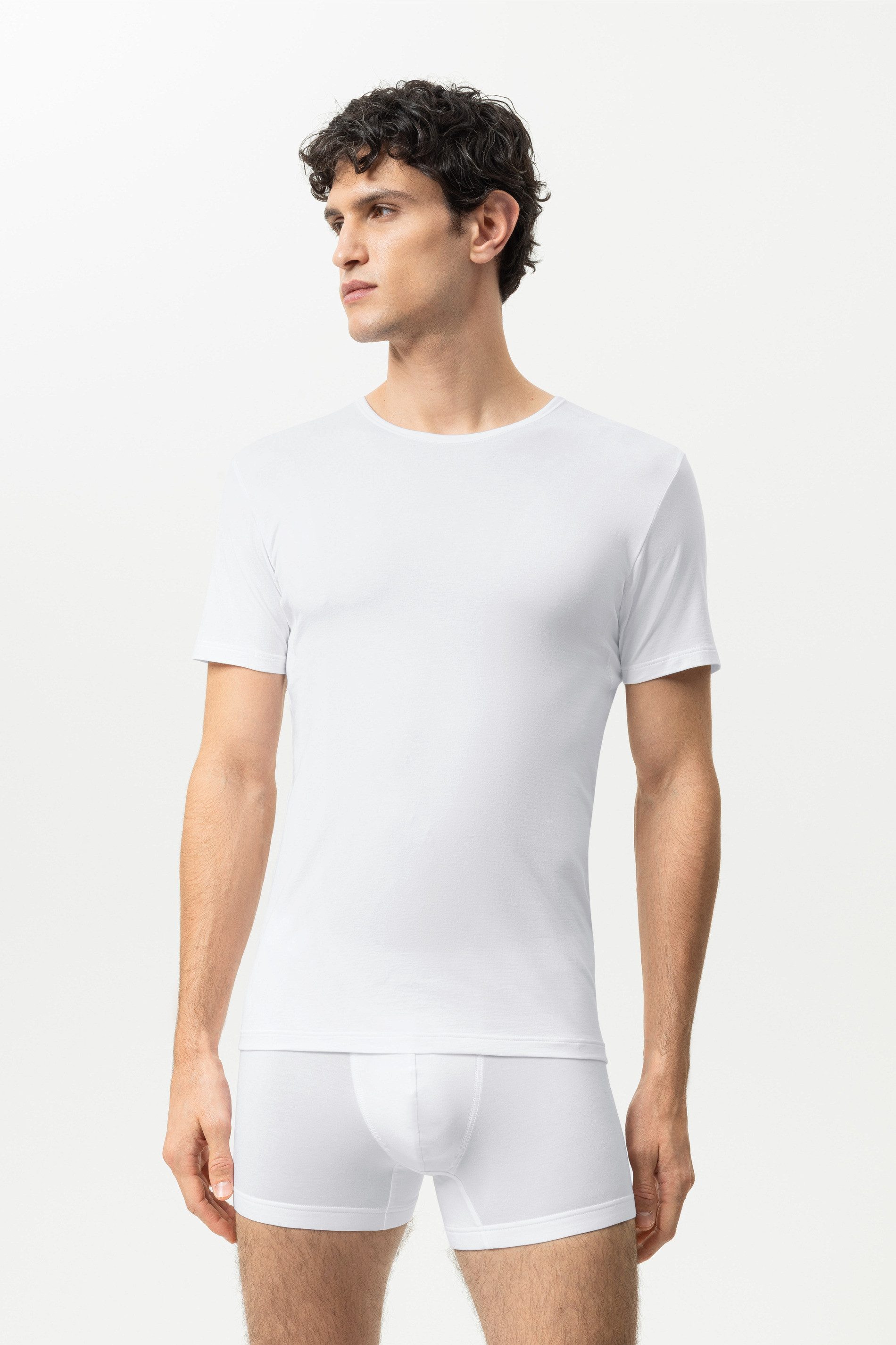 Mey Unterziehshirt Mey Herren Das Drunterhemd - Crew-Neck Serie (1-St) Das originale mey Drunterhemd - innovativ & hochfunktional