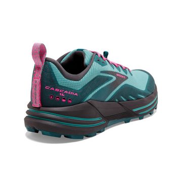 Brooks Cascadia 16 Porcelain/Blue Coral/Pink Laufschuh