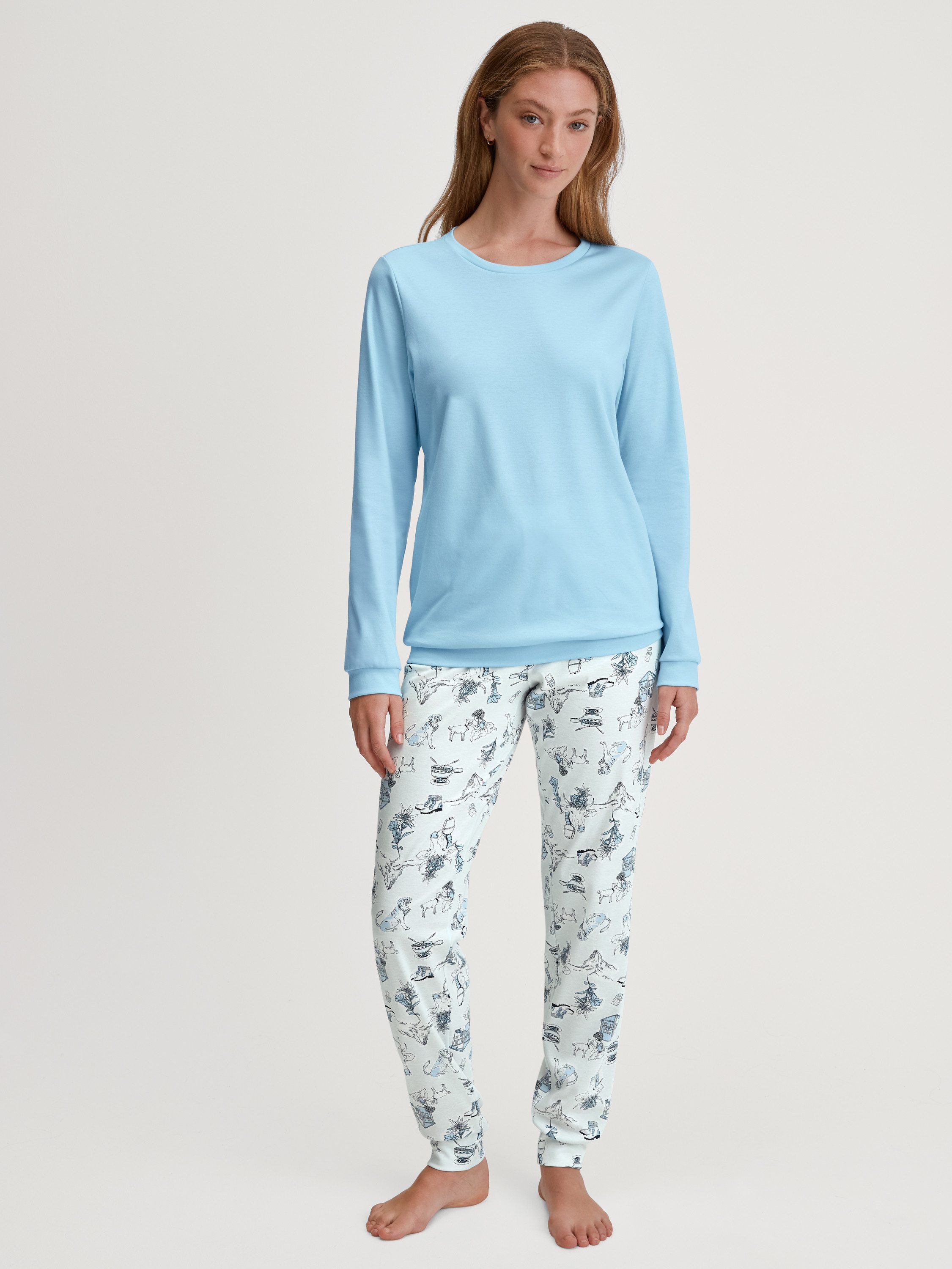 CALIDA Pyjama Swiss Resort Damen (2 tlg) günstig online kaufen