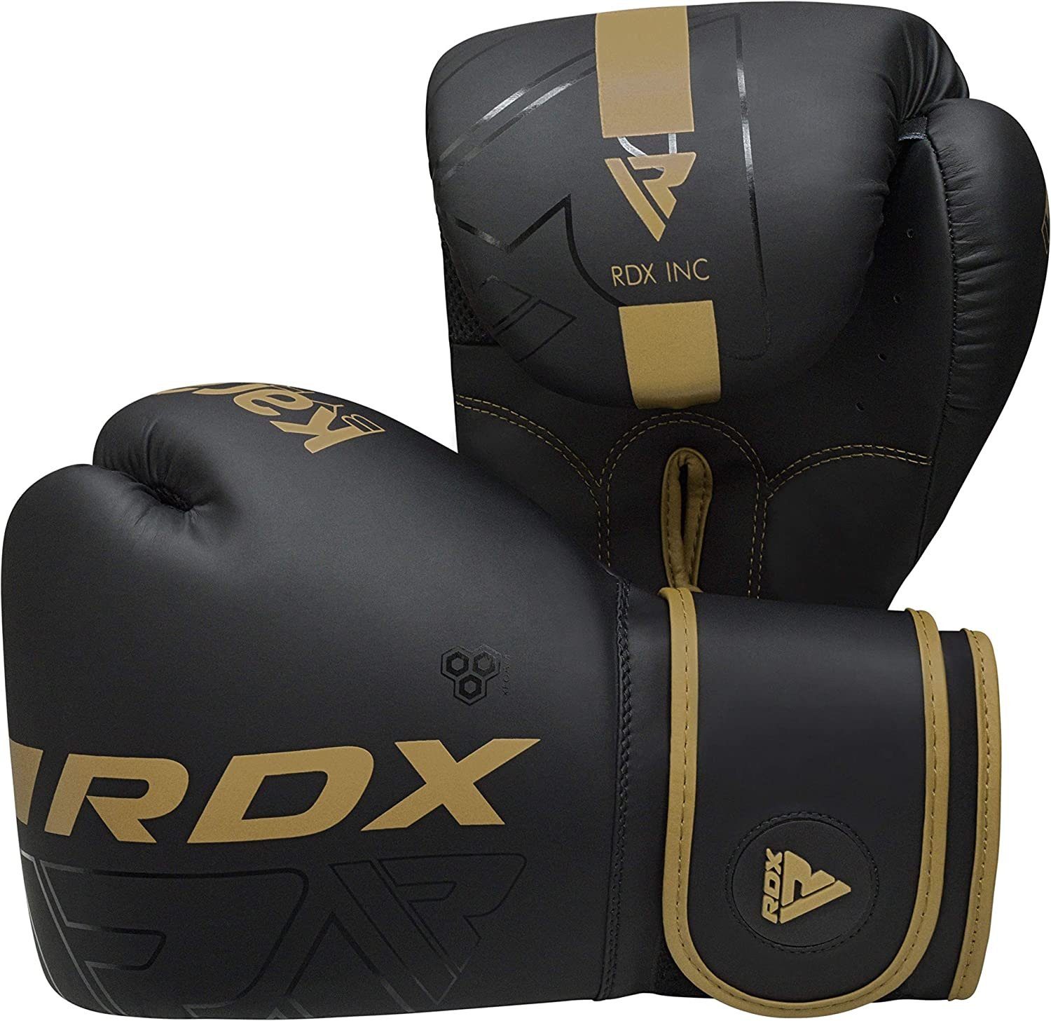 Punching RDX Golden Boxhandschuhe, Boxhandschuhe Sparring, RDX Kickboxing Muay Thai Handschuhe Sports