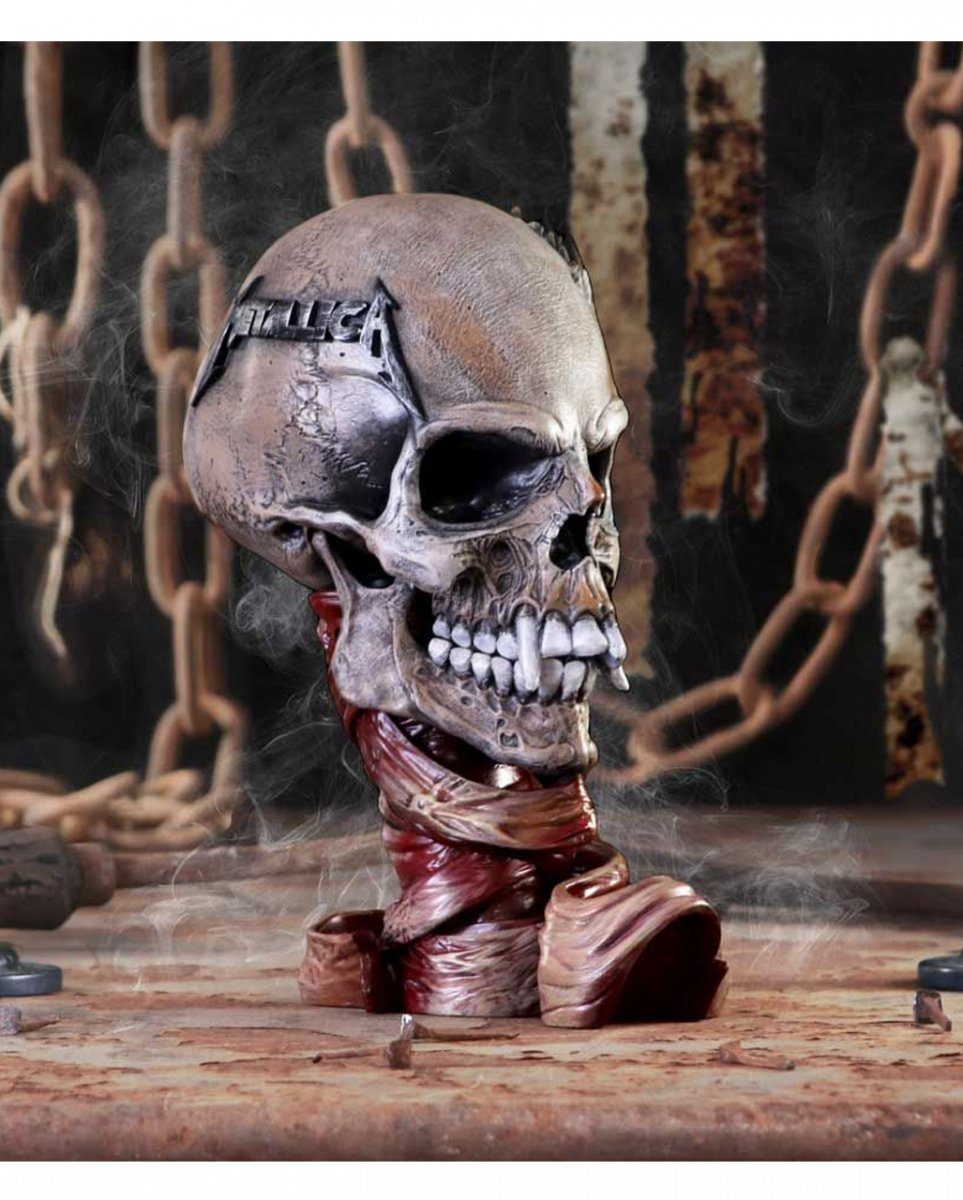 Pushead als Totenkopf Horror-Shop Metallica Figur Dekofigur M Offizielle