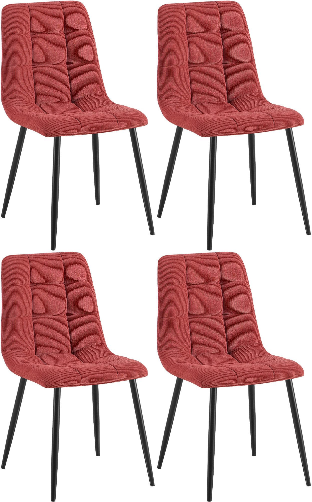 CLP Esszimmerstuhl Tilde (4er Set), mit günstig online kaufen