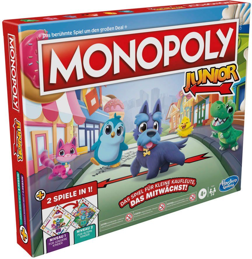 Hasbro in Europe 2in1, Junior Spiel, Made Monopoly