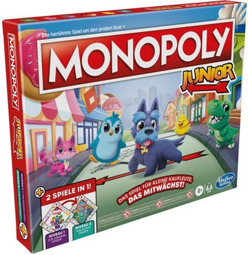 Hasbro Spiel, Monopoly Junior 2in1, Made in Europe