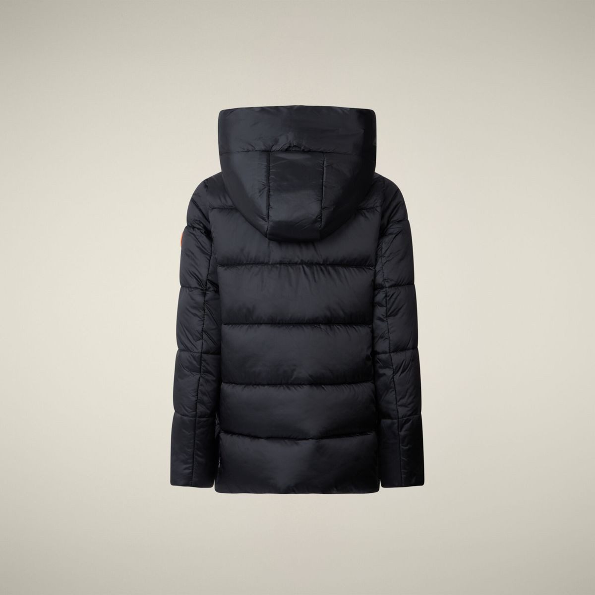 SAVE THE DUCK Funktionsparka Gracie Warme und stilvolle Mädchenjacke mit A-Linien-Form, Kapuze und