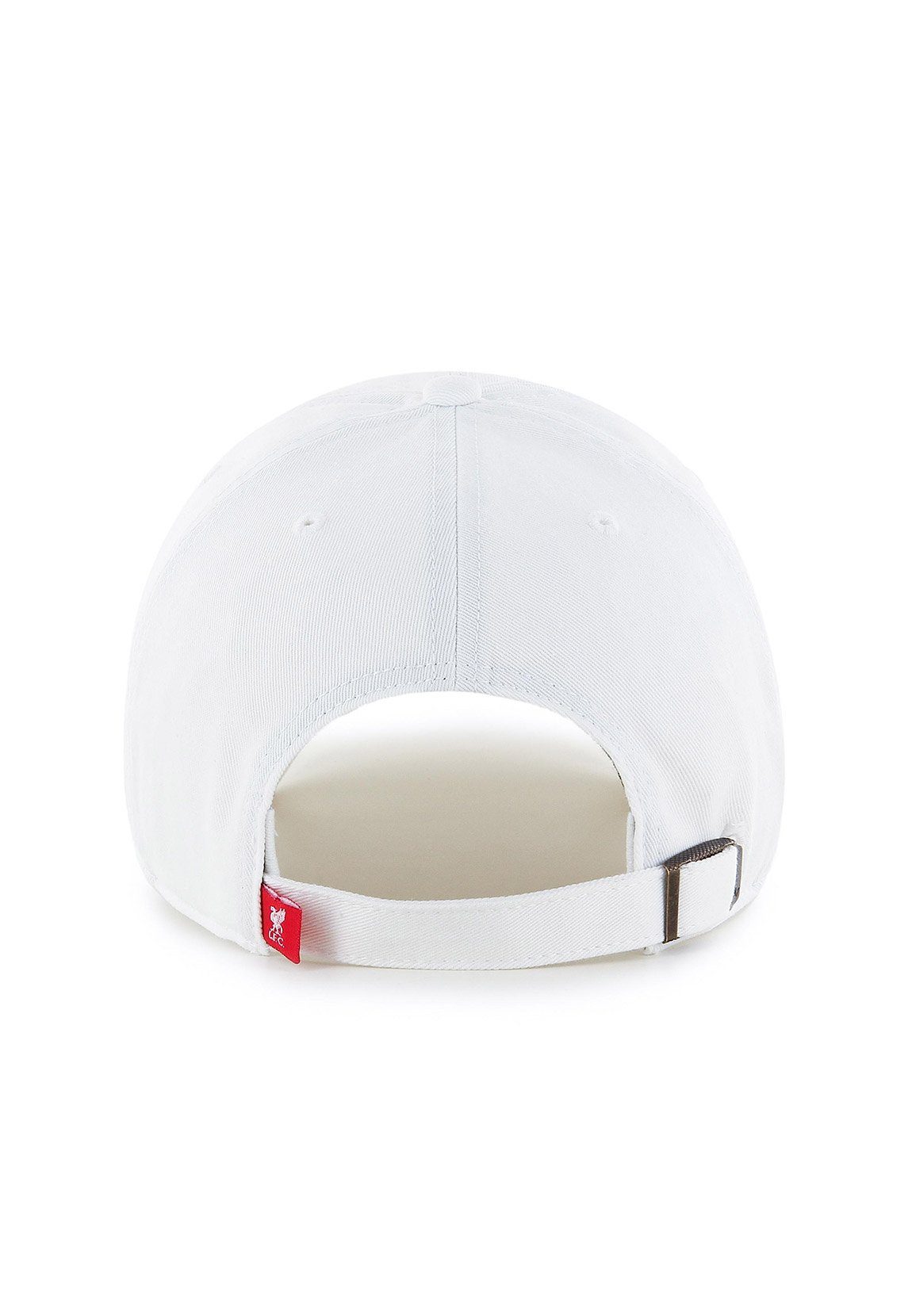 x27;47 Brand Baseball Cap 47 LIVERPOOL Weiß Rot Clean Adjustable Up FC Brand Cap EPLRGW04GWSWHA