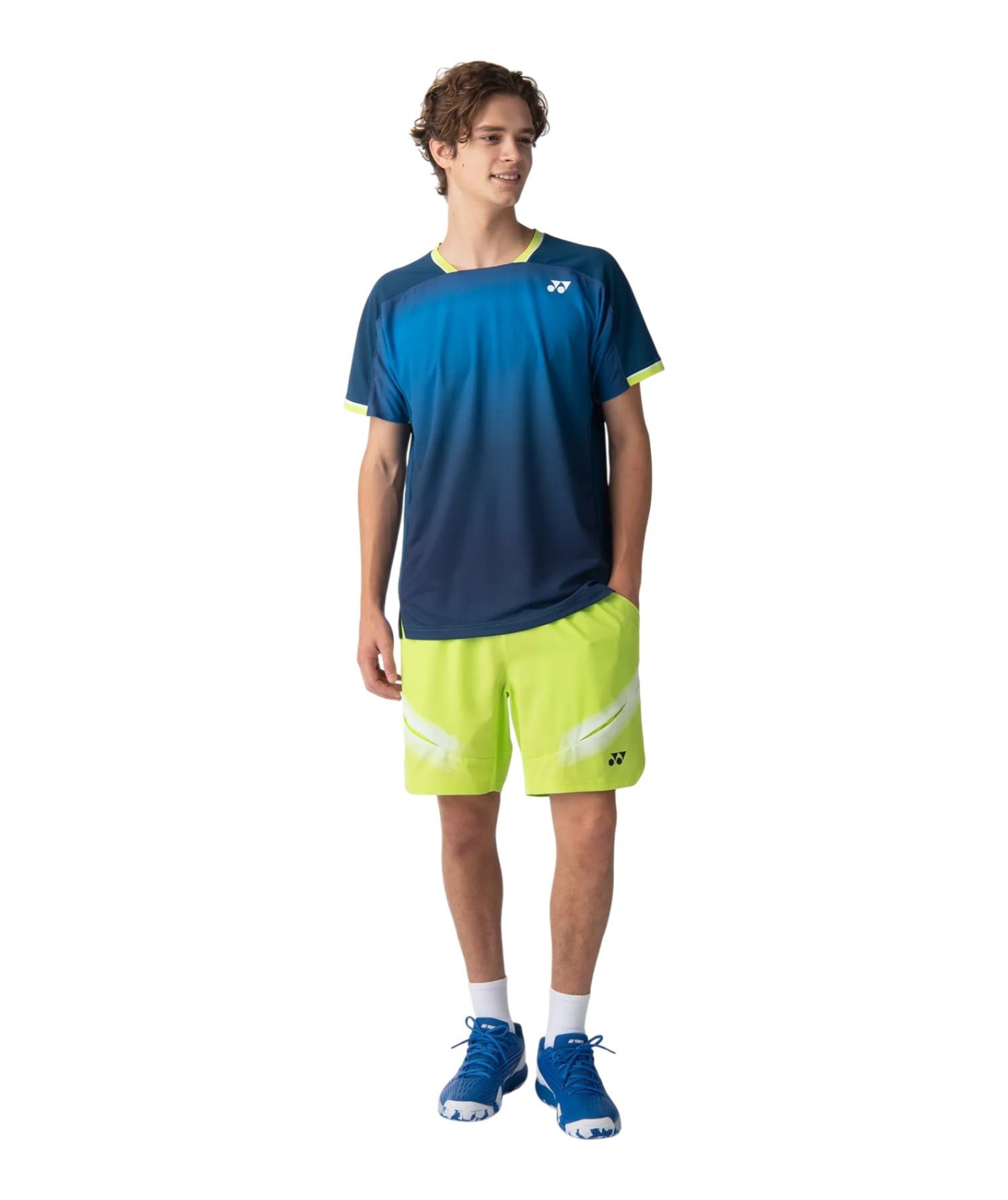 Yonex Shorts Tennishose Tennis Australian Open kurz 2026 fesh limegrün Herren