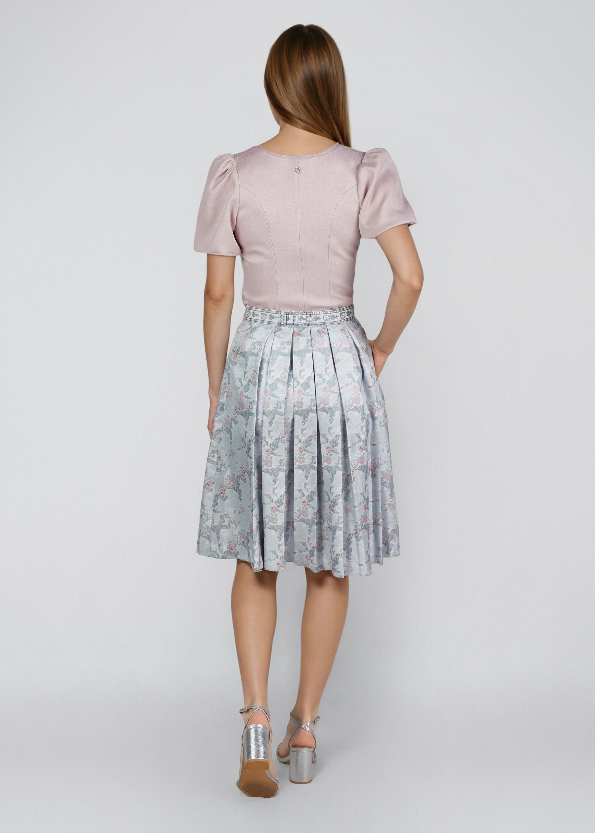 Spieth & Wensky Trachtenrock Hilton (1-tlg) mit Gürtel, mit eleganter Faltenführung