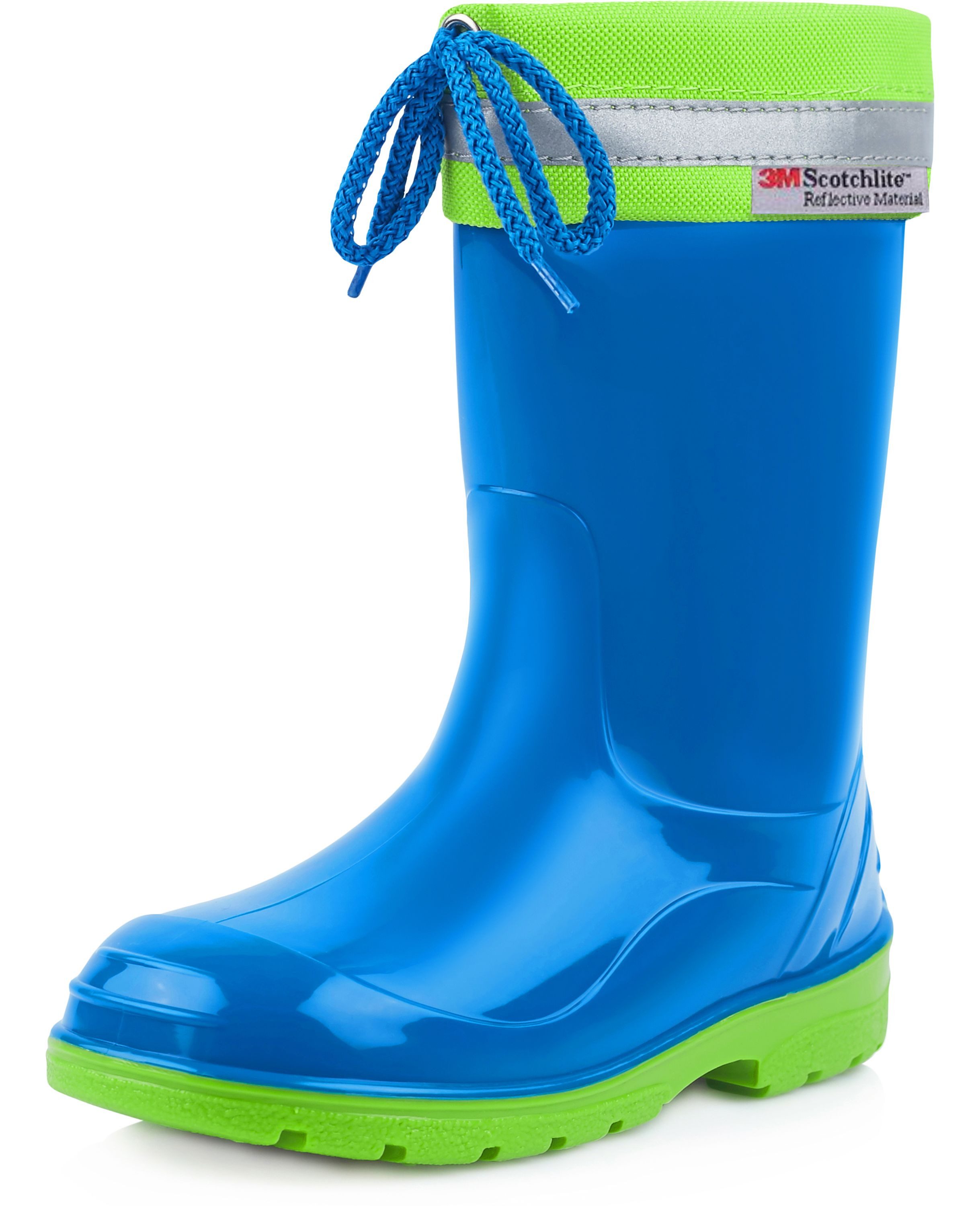 lange Regenschuhe für Mädchen und Jungen LA-972 Gummistiefel