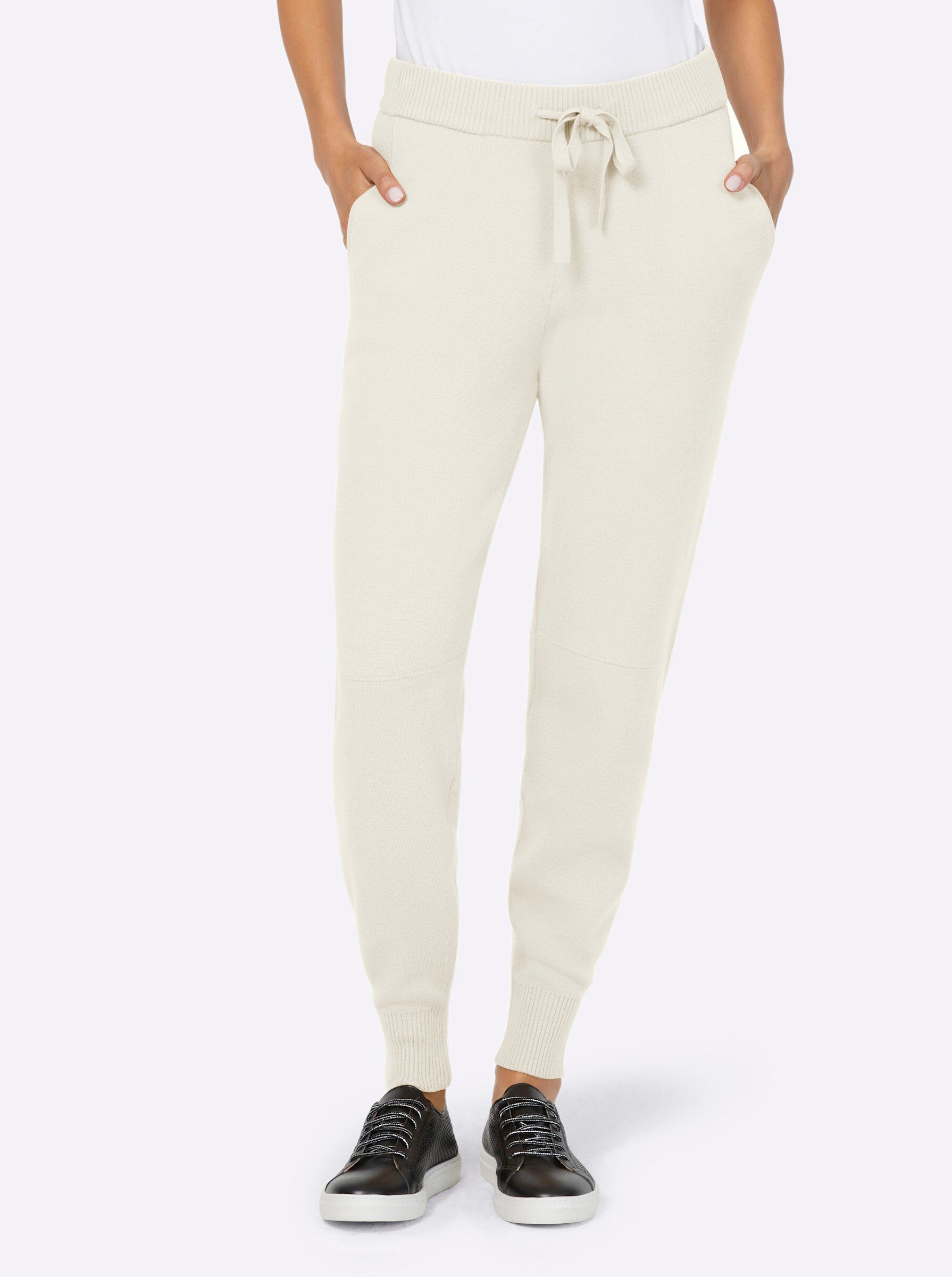 heine Jerseyhose Strickhose Innenbeinlänge ca. 71 cm