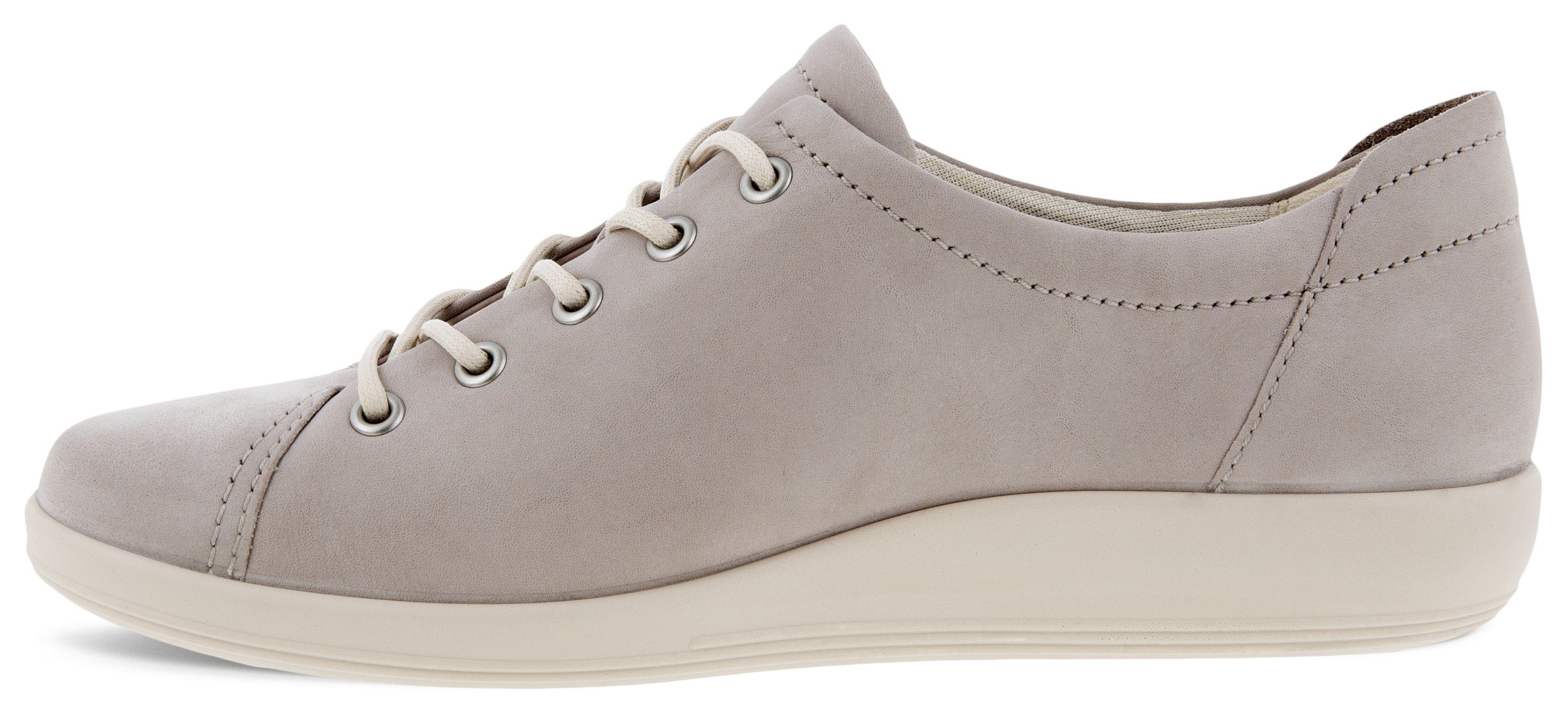 Ecco Ecco Soft 2.0 Schnürschuh, Freizeitschuh, Halbschuh, Schnürschuh mit dezenter Logo Prägung