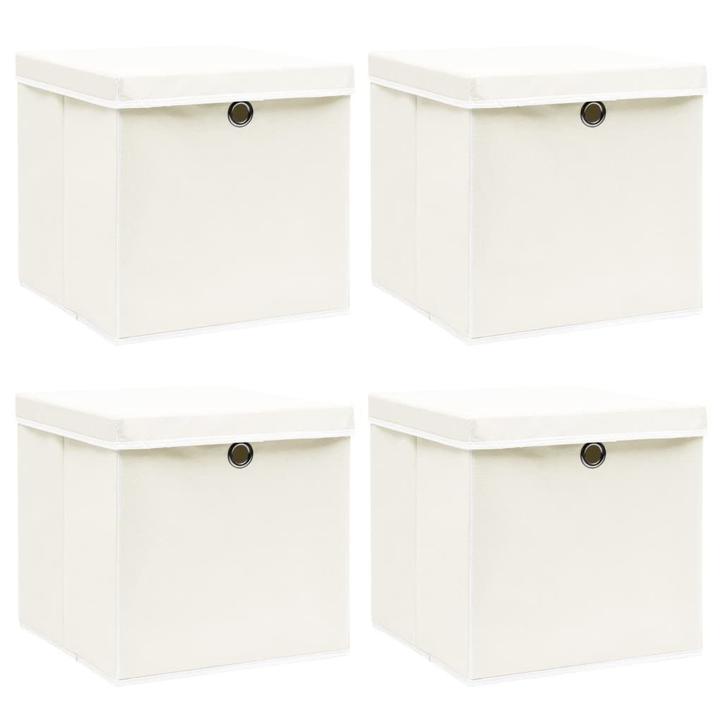 Vellora Aufbewahrungsbox Aufbewahrungsboxen mit Deckel 4 günstig online kaufen