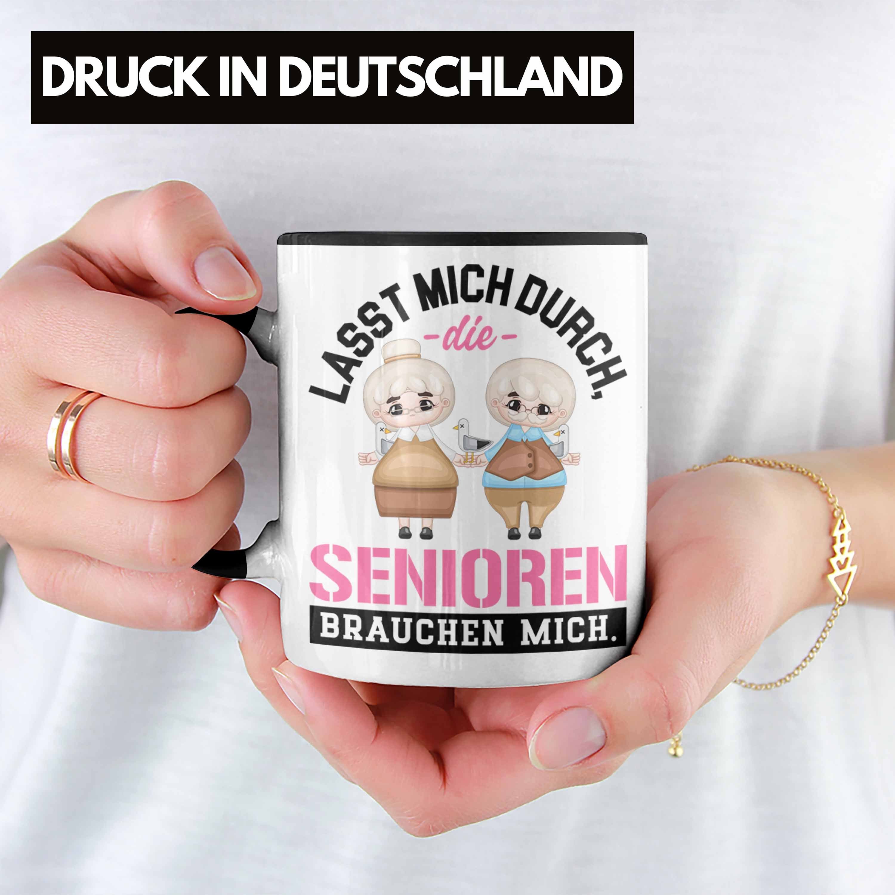 Trendation Tasse Altenpflegerin Tasse Geschenk Spruch Frauen Lasst Mich Durch Die Senio