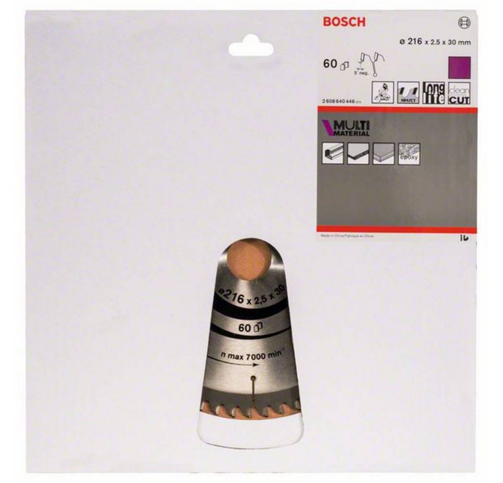 Thumbnail - BOSCH Kreissägeblatt Kreissägeblatt216 x 30 x 2.5 mm, 60