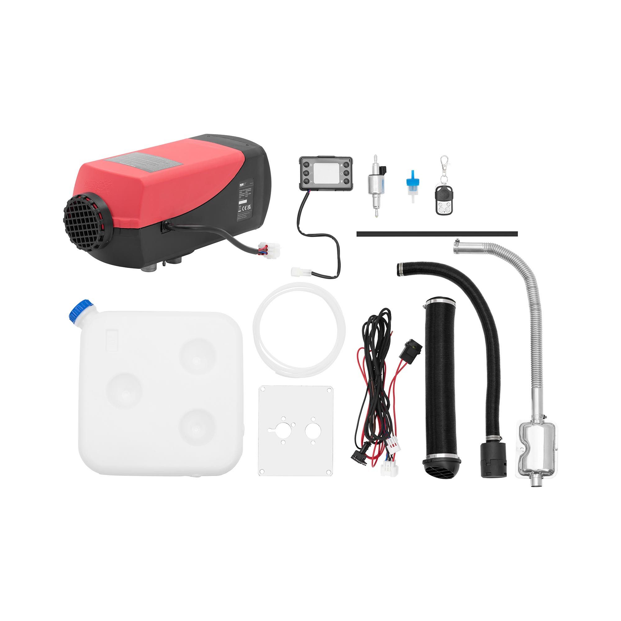 MSW Heizgerät Dieselstandheizung 5 kW Auto Pkw Wohnmobil Dieselheizung 10 L