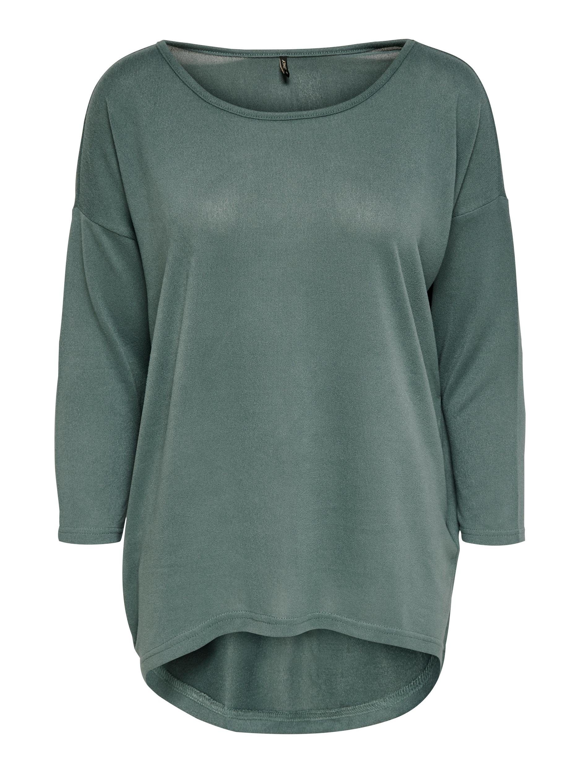 ONLY 3/4-Arm-Shirt ONLELCOS Green Balsam 4/5 SOLID TOP