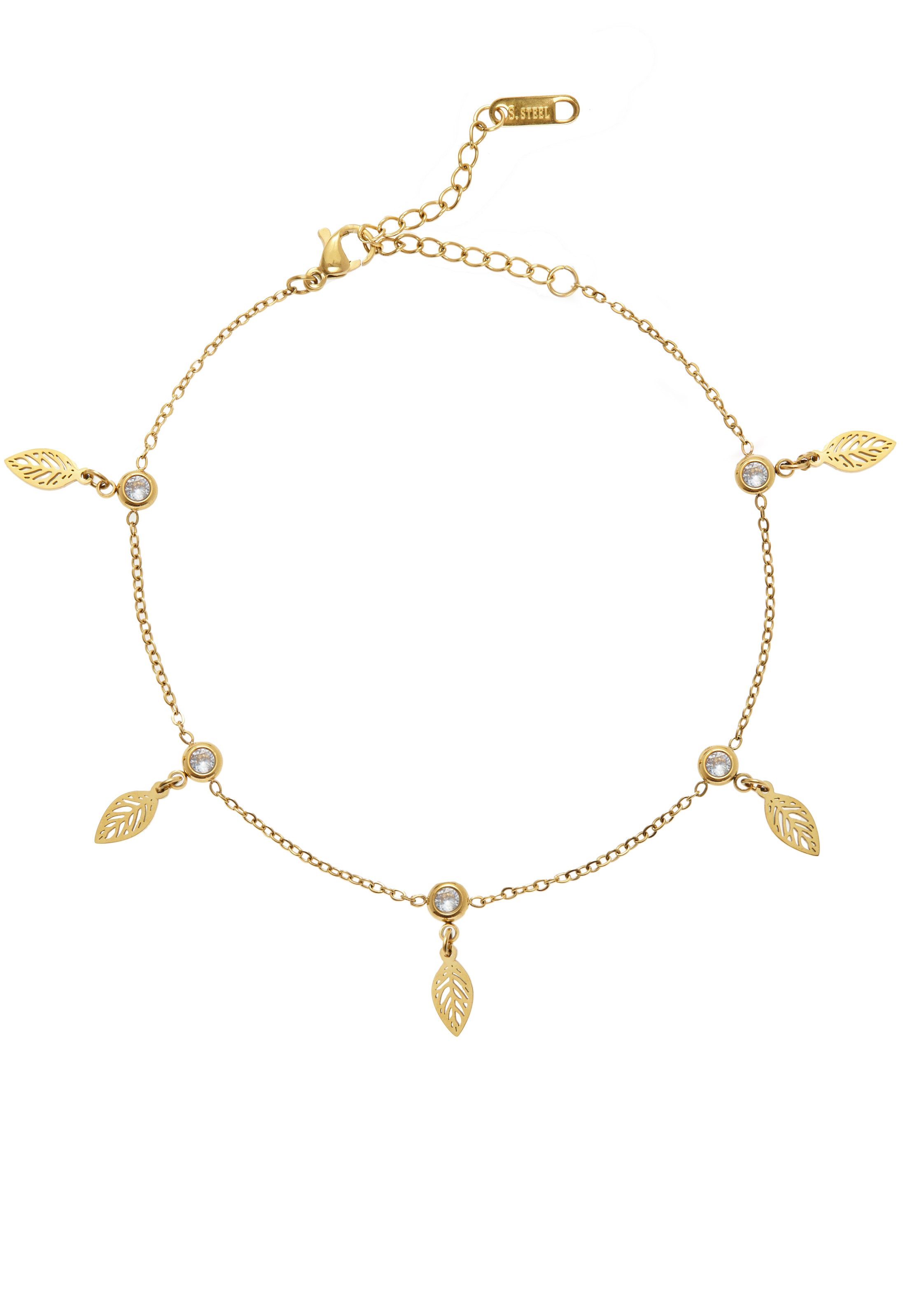 LASCANA Fußkette mit Anhänger Edelstahlschmuck, Hochwertiger Fußschmuck mit günstig online kaufen