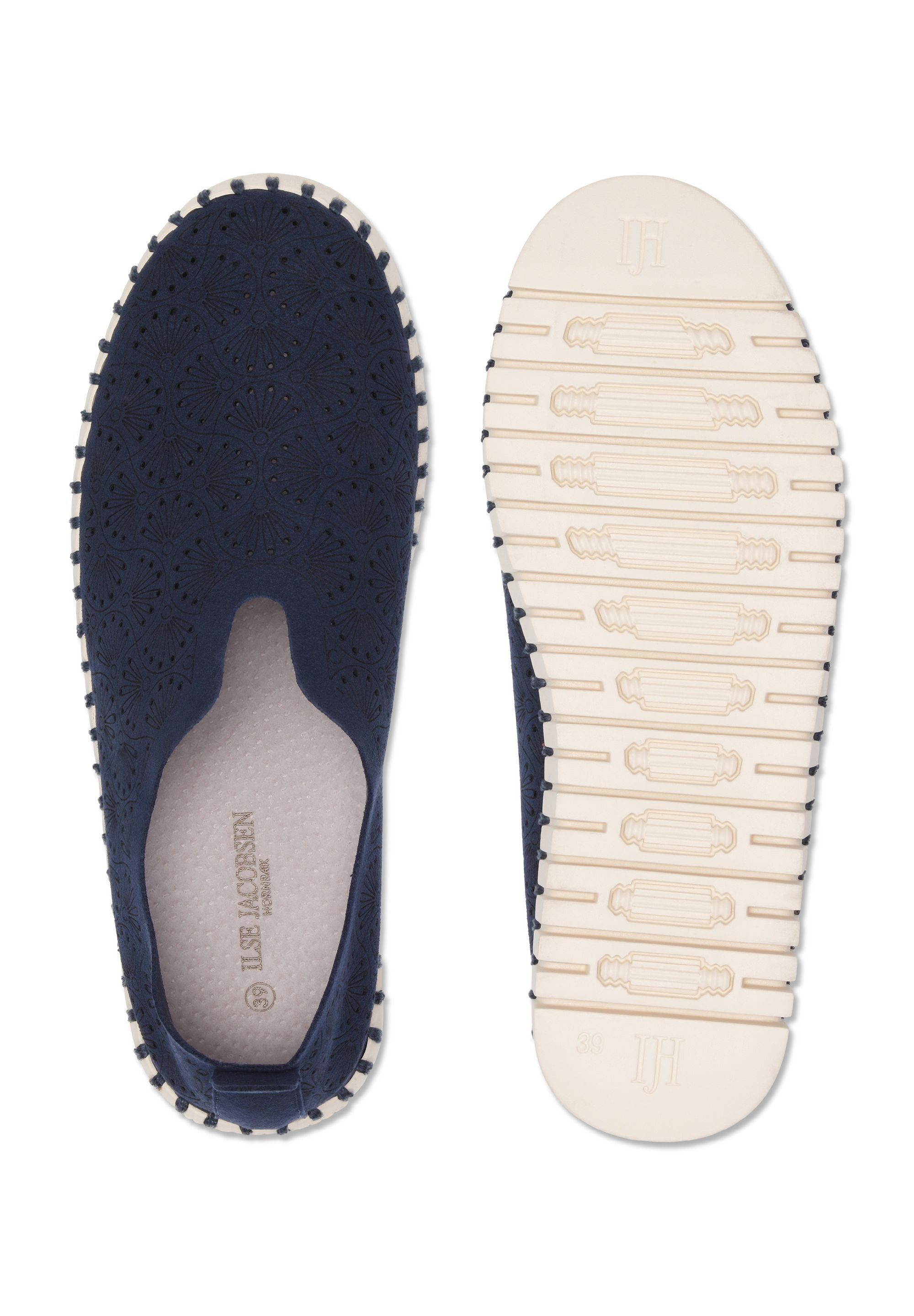 Ilse Jacobsen TULIP3485 Slipper Plateausohle, atmungsaktive Mikrofaser, hoher Tragekomfort