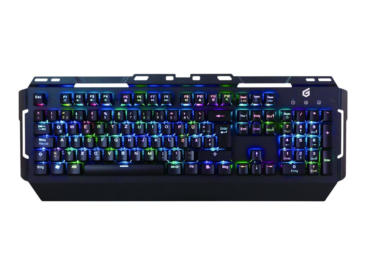 Conceptronic CONCEPTRONIC Gaming Tasta., RGB, DE, Blue Switche KRONIC01DE USB-Tastatur