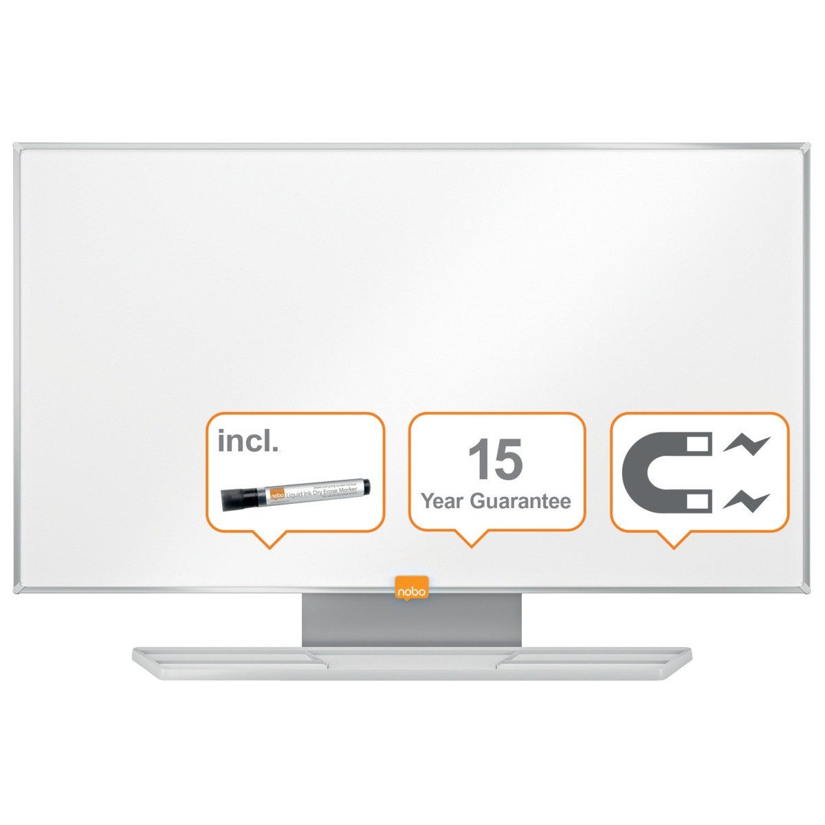 LEITZ Flipchartblock nobo Whiteboard Widescreen weiß 72x41cm