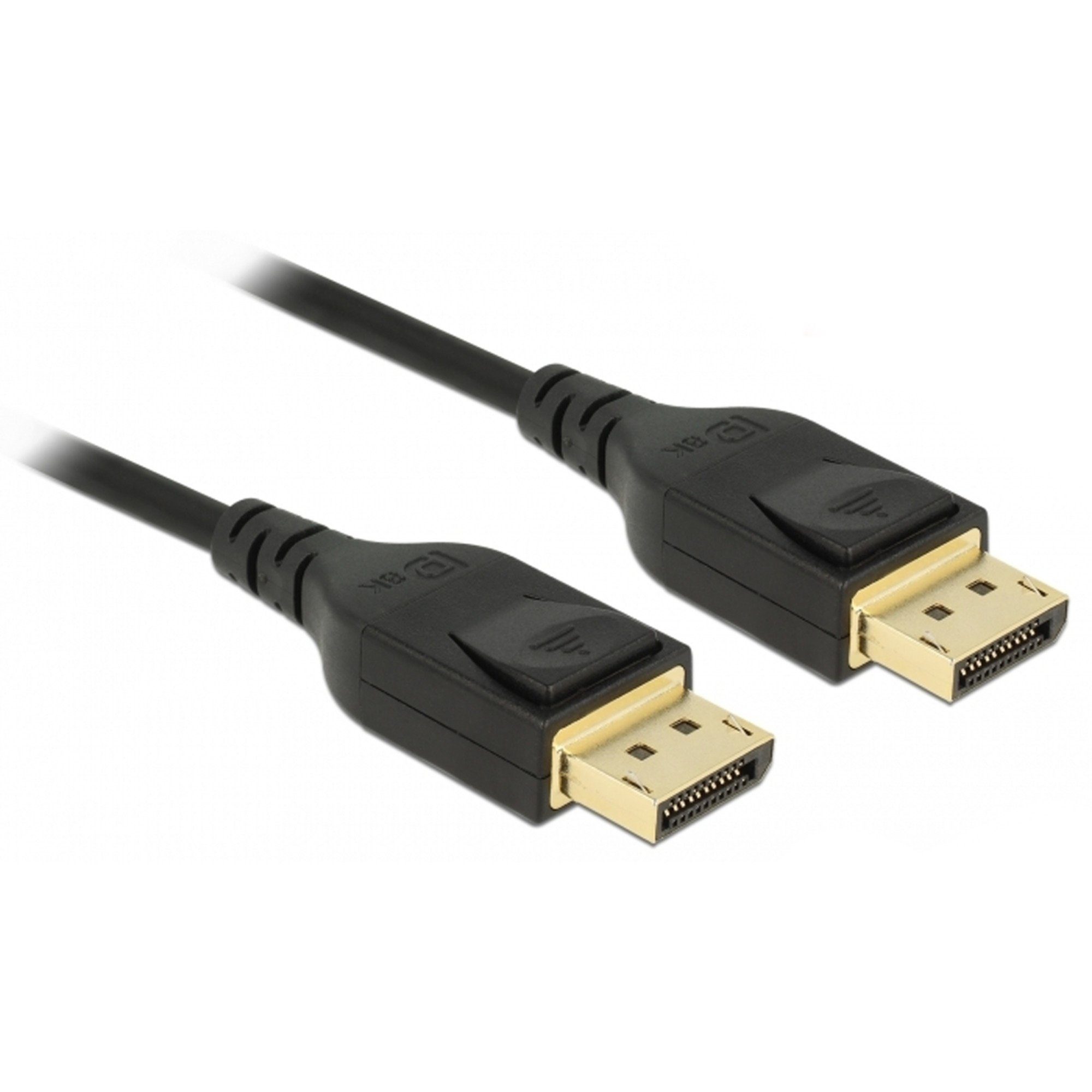 DeLOCK DisplayPort Kabel 8K, (2 Meter) Video-Kabel