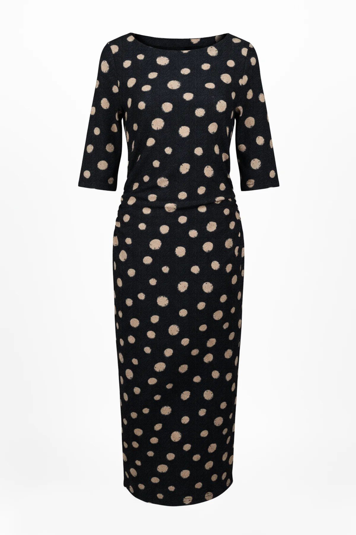 Maxikleid Boot-Ausschnitt Langkleid