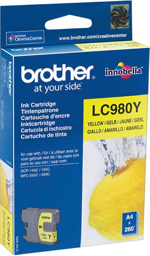 Brother LC-980Y Tintenpatrone gelb