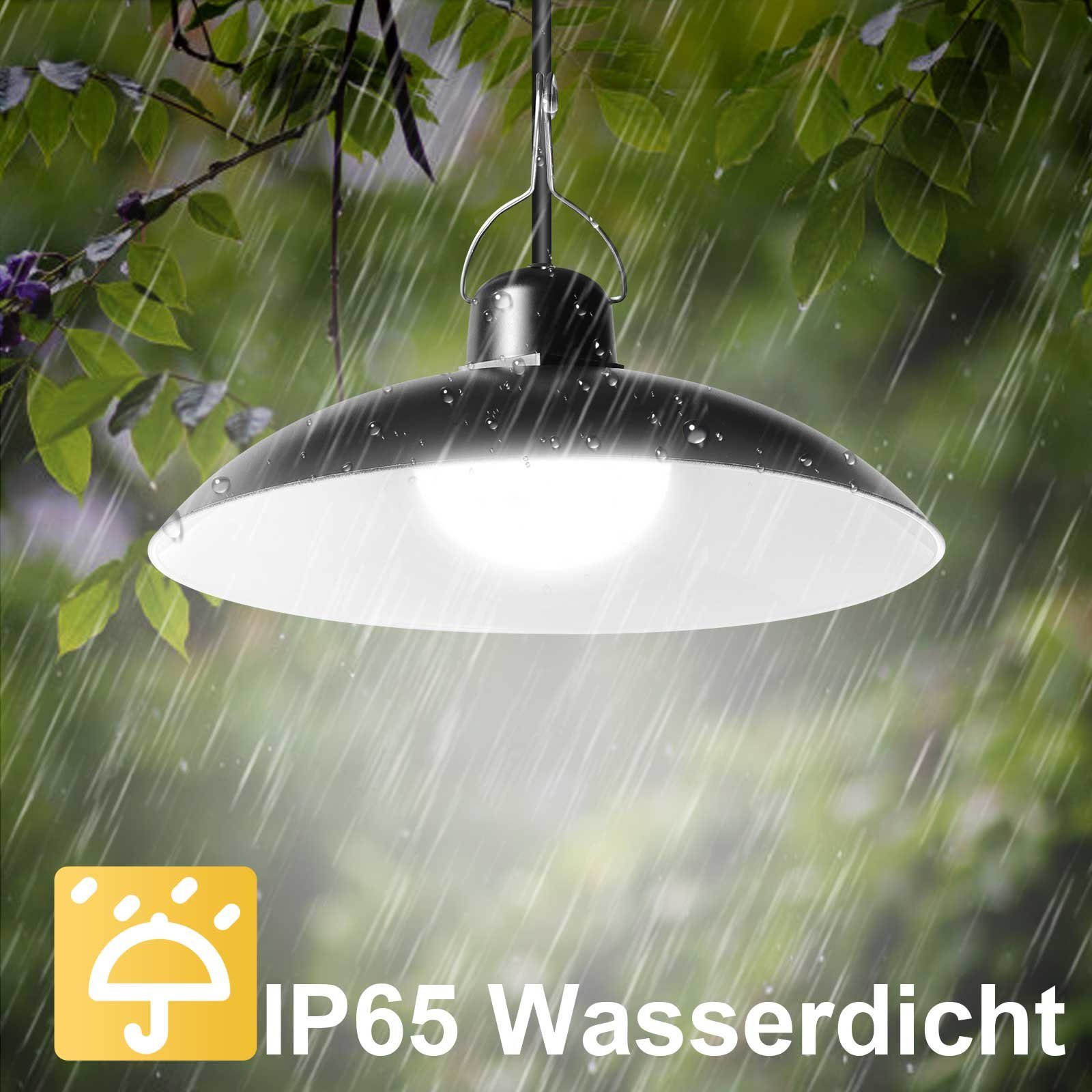 Innen, für Terrassen Außen, Hängelampen Außen IP65 mit Solar Hängelampe Garten Warm Solar für LED Fernbedienung, LED, Solarleuchte & Wasserdicht Rosnek Weiß, weiß, Solarlampen