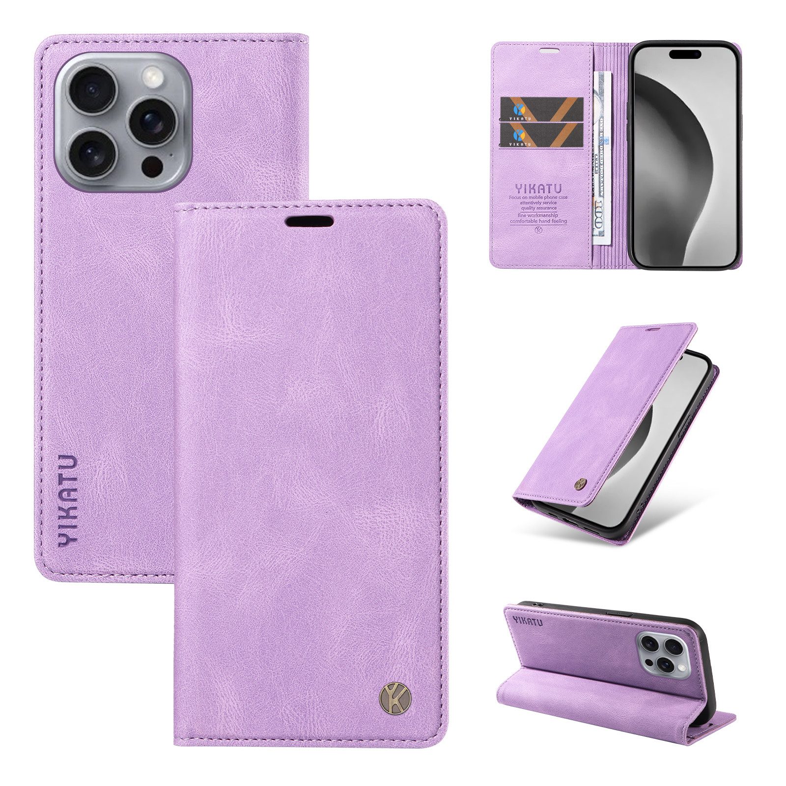 trends for living Handyhülle Hülle Case Cover für iPhone Modelle Leder Schutz Flip Tasche Magnet